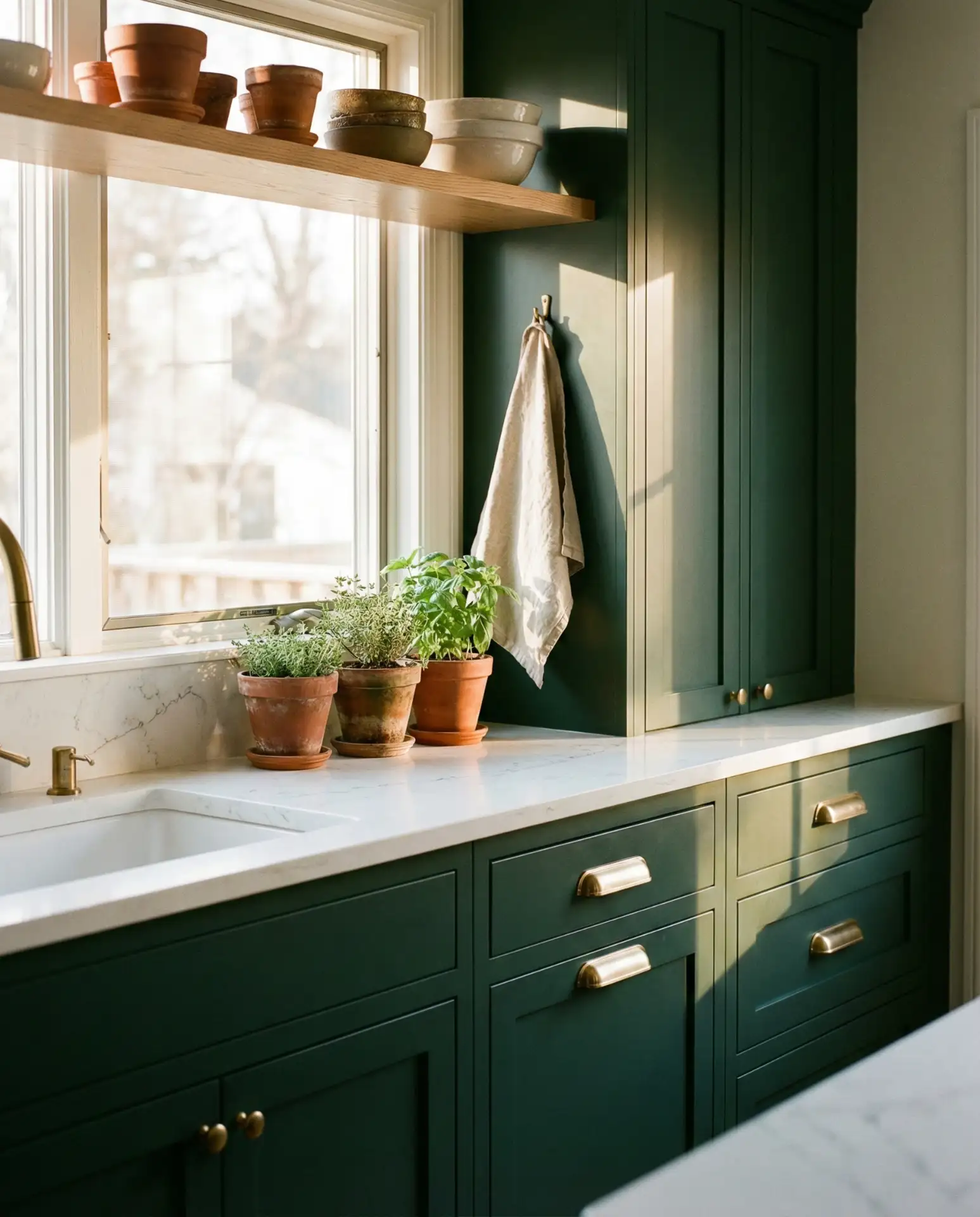 Green Kitchen Cabinetry and Biophilic Design 2