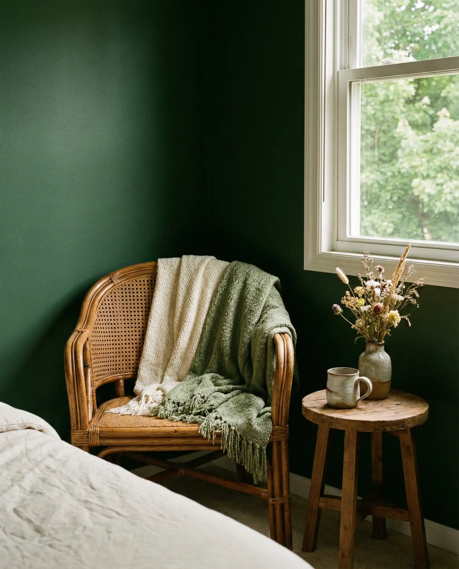 Green Vintage Bedroom Inspired by Cottagecore 2
