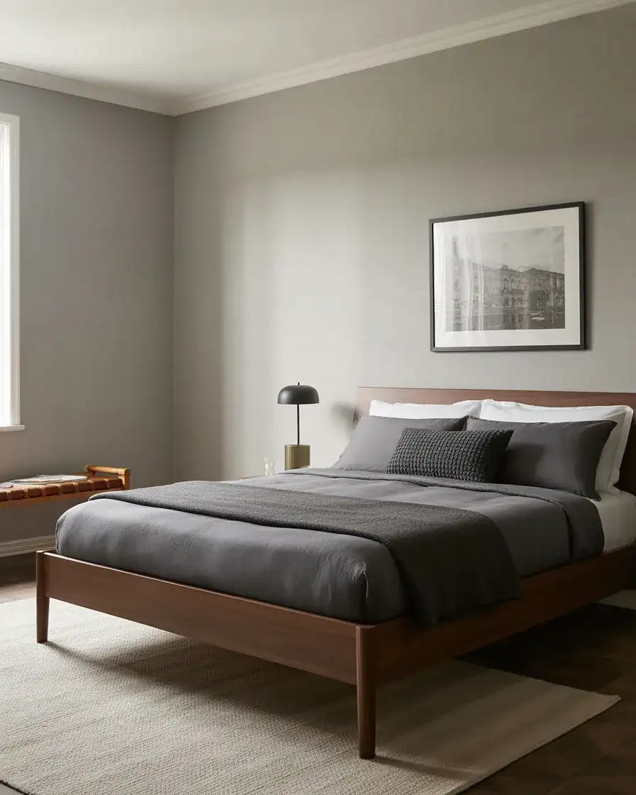 Grey Bedroom Ideas for Men with Clean Lines 1