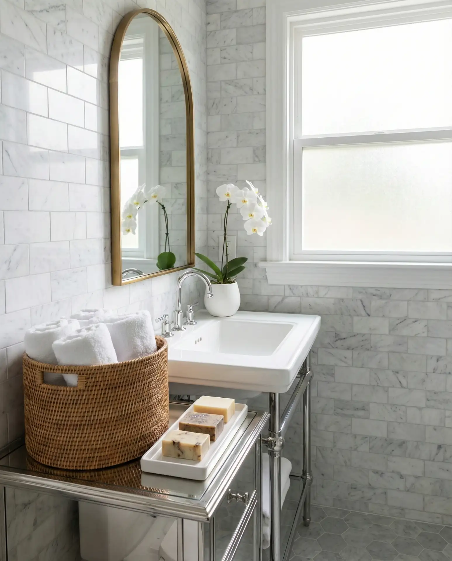 Guest Bathroom With Curated Hotel Luxury 1
