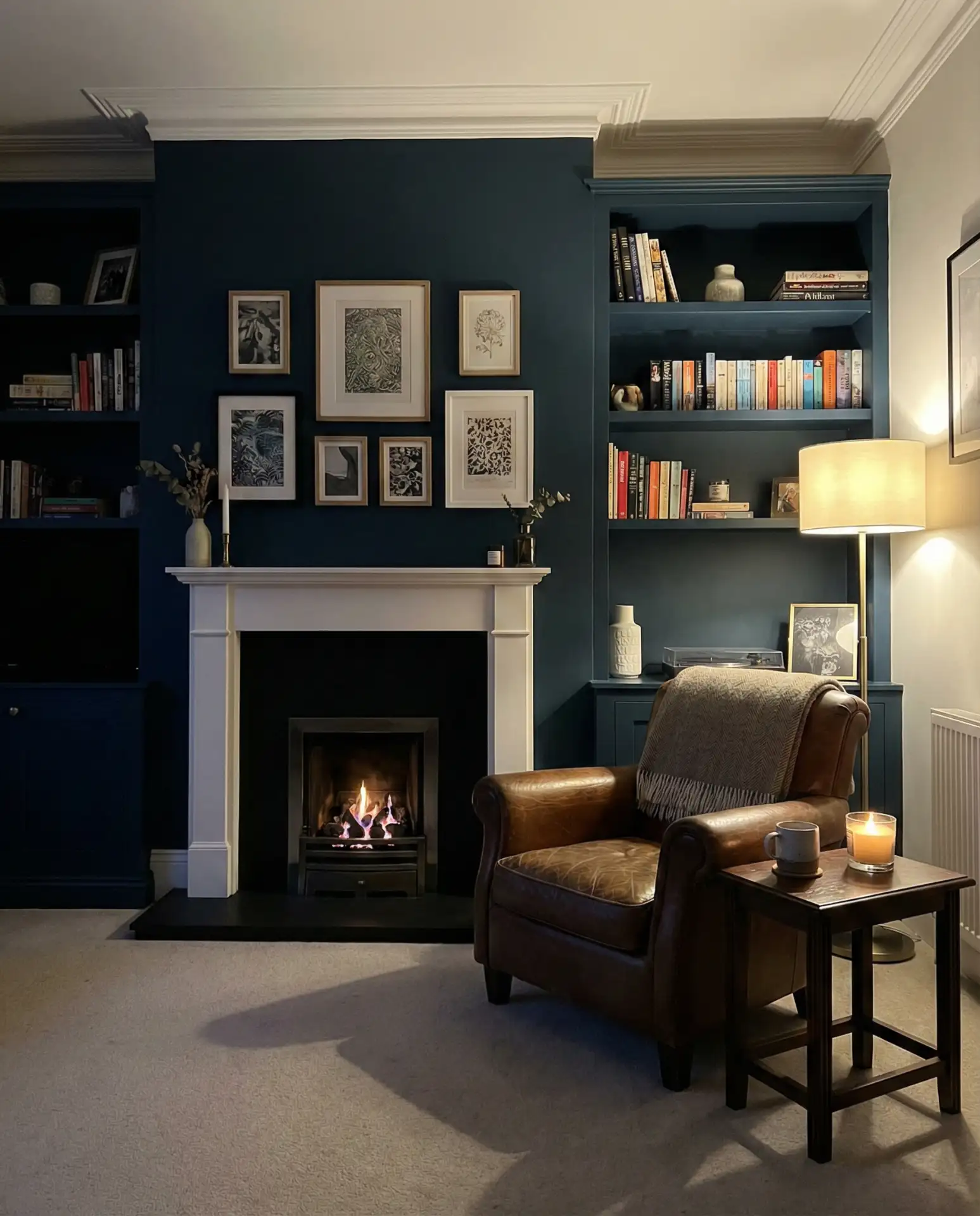 Hague Blue Fireplace Wall 2