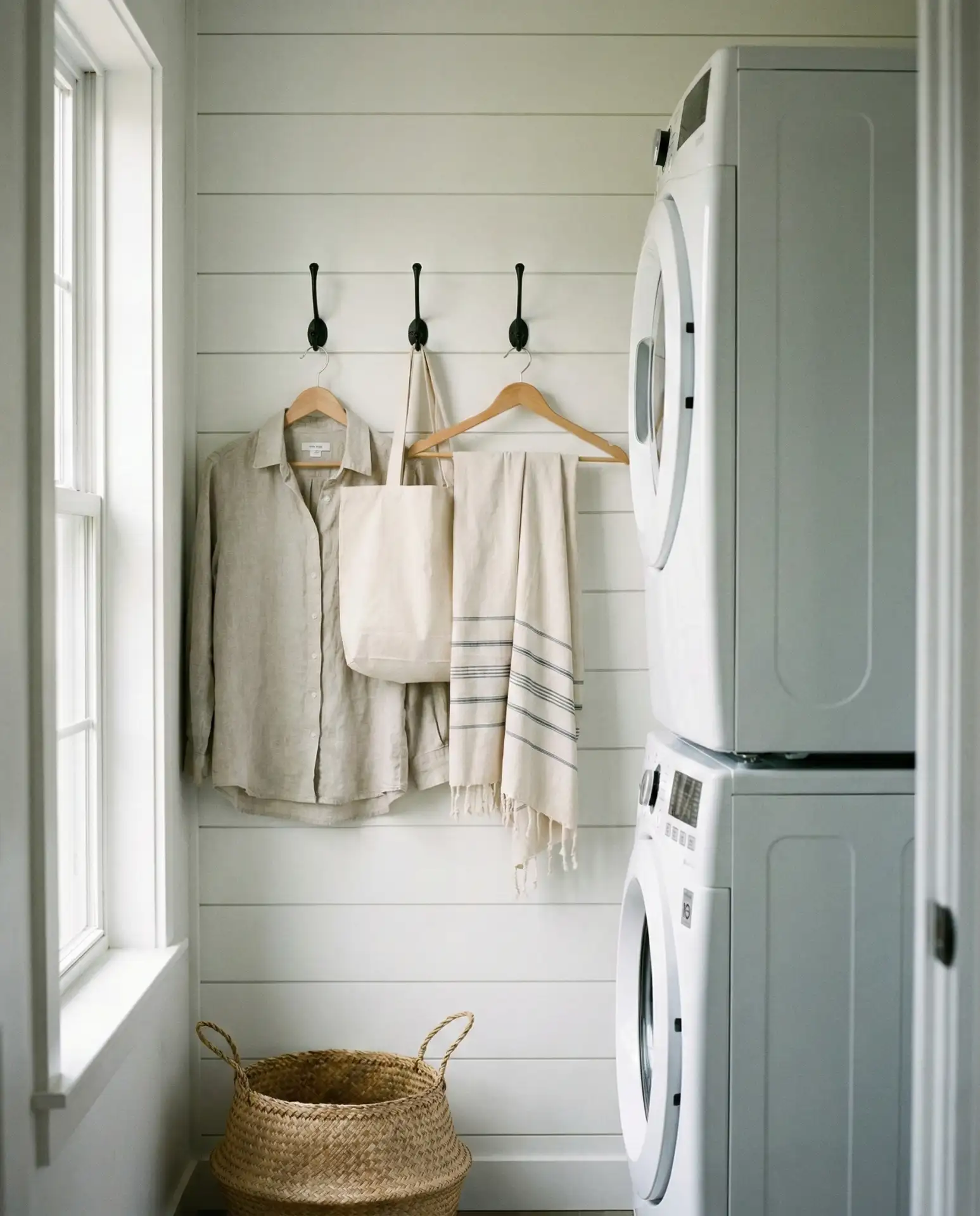 Hanging Clothes Organization with Wall Hooks 1