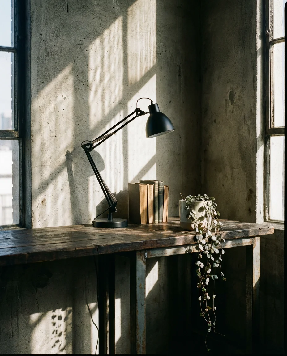 Industrial Loft Office Vibes 2