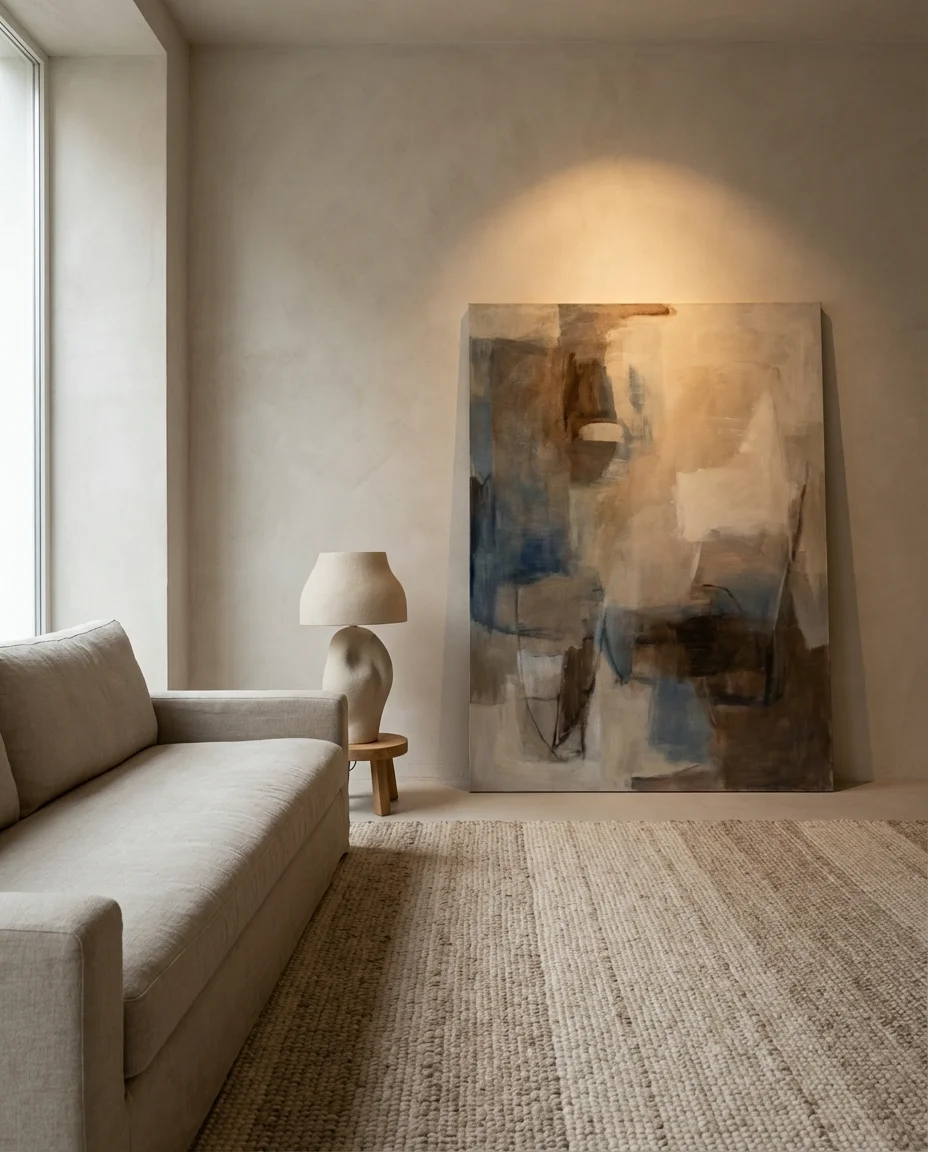 Inspiration-Driven Living Room Using Art as Anchor 2