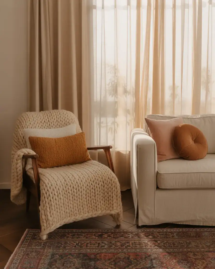 Layer Thrift Store Textiles for an Instant Cozy Feel 2