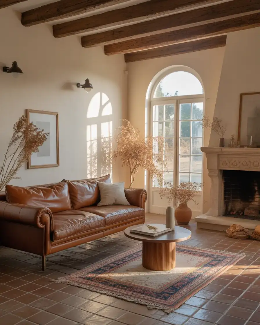 Leather Couch with Patina and Purpose 2