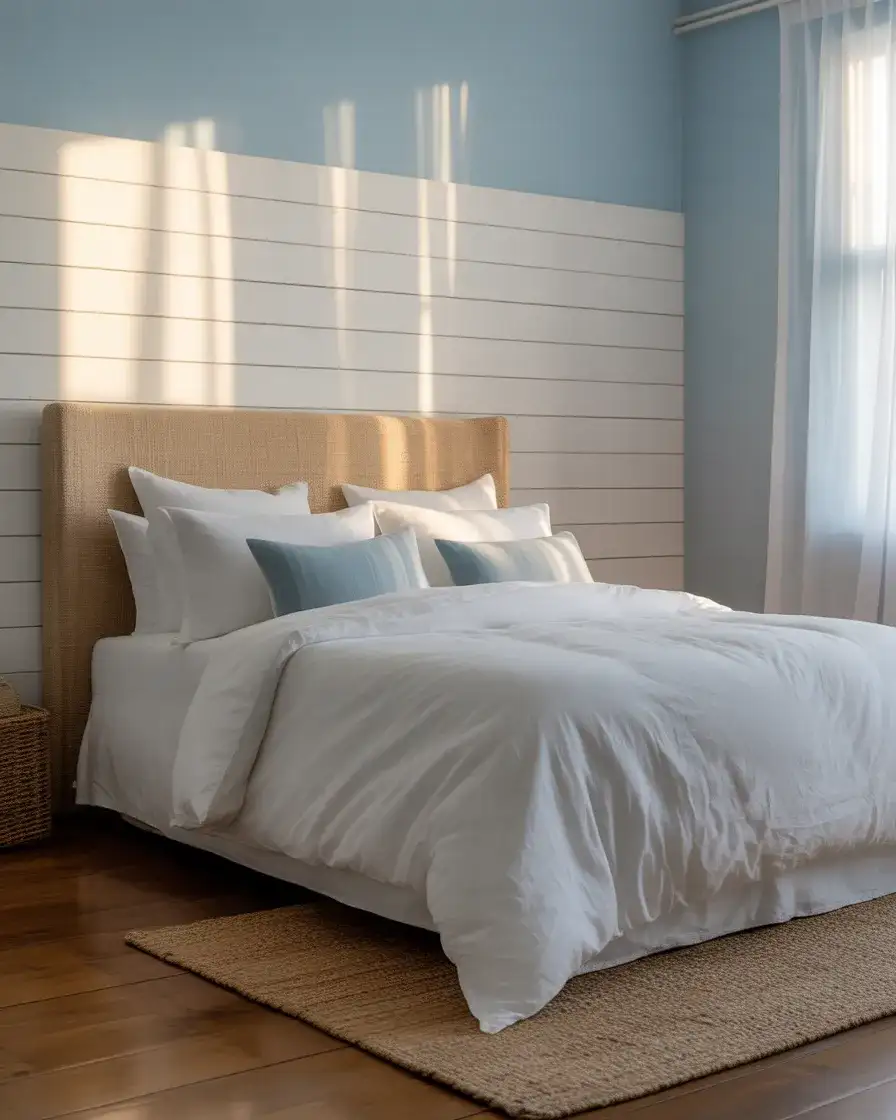 Light Airy Blue with White Shiplap Walls 2