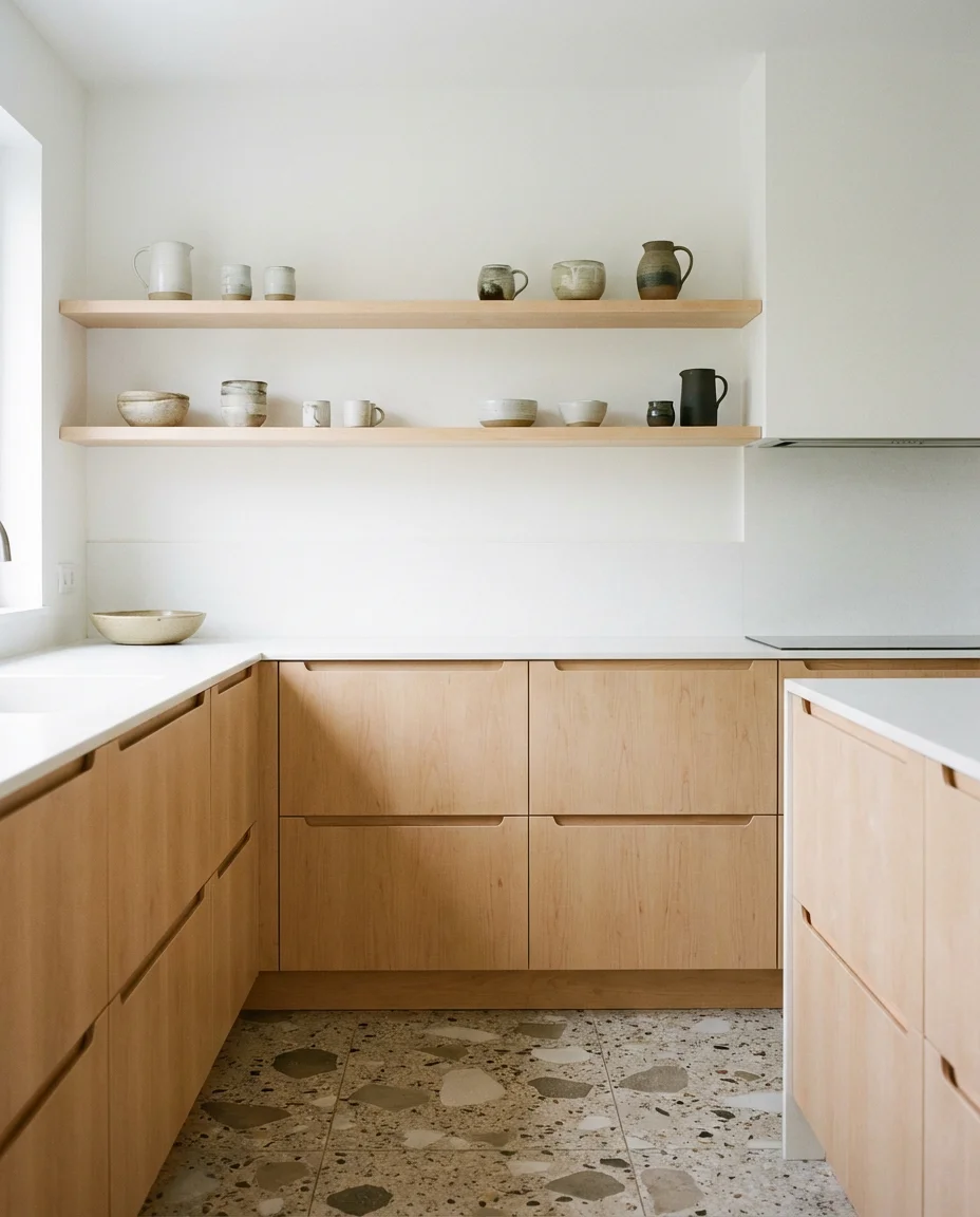 Light Wood Cabinets for an Airy, Modern Scandinavian Look 1