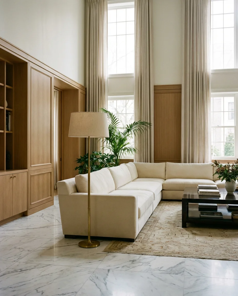Luxury Living Room with High-End Finishes 1