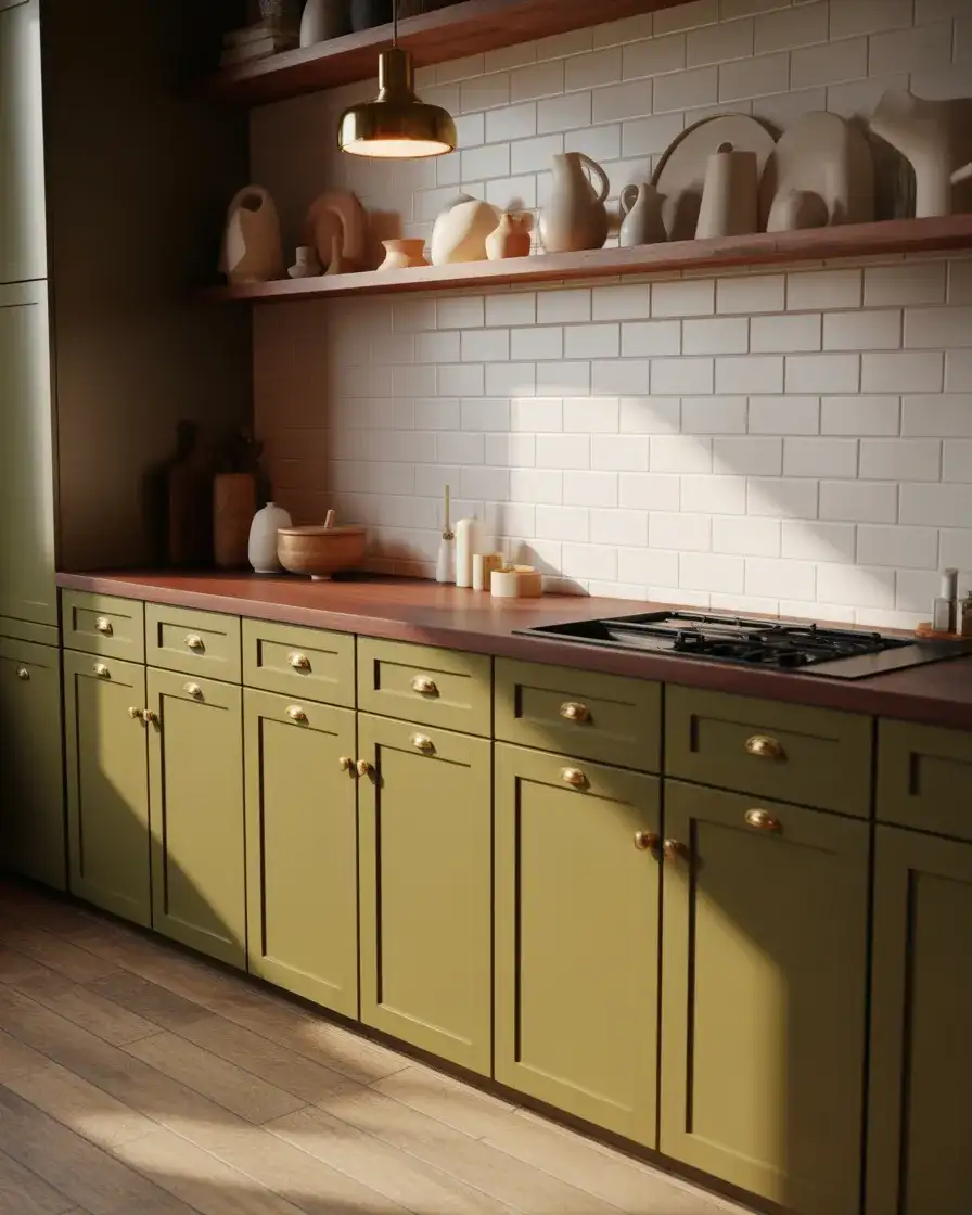 Matte Olive Green for Earthy Elegance 1