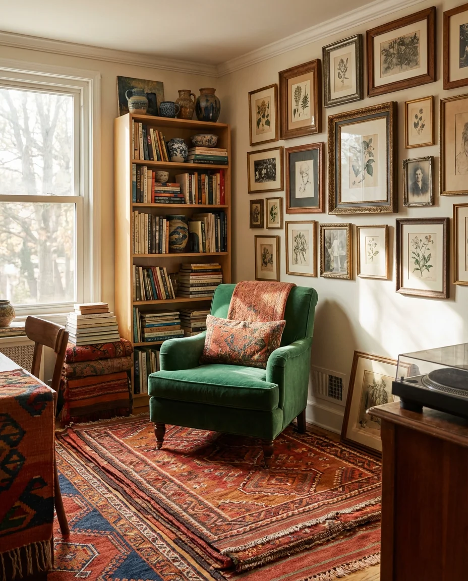 Maximalist Colorful Eclectic Office 1