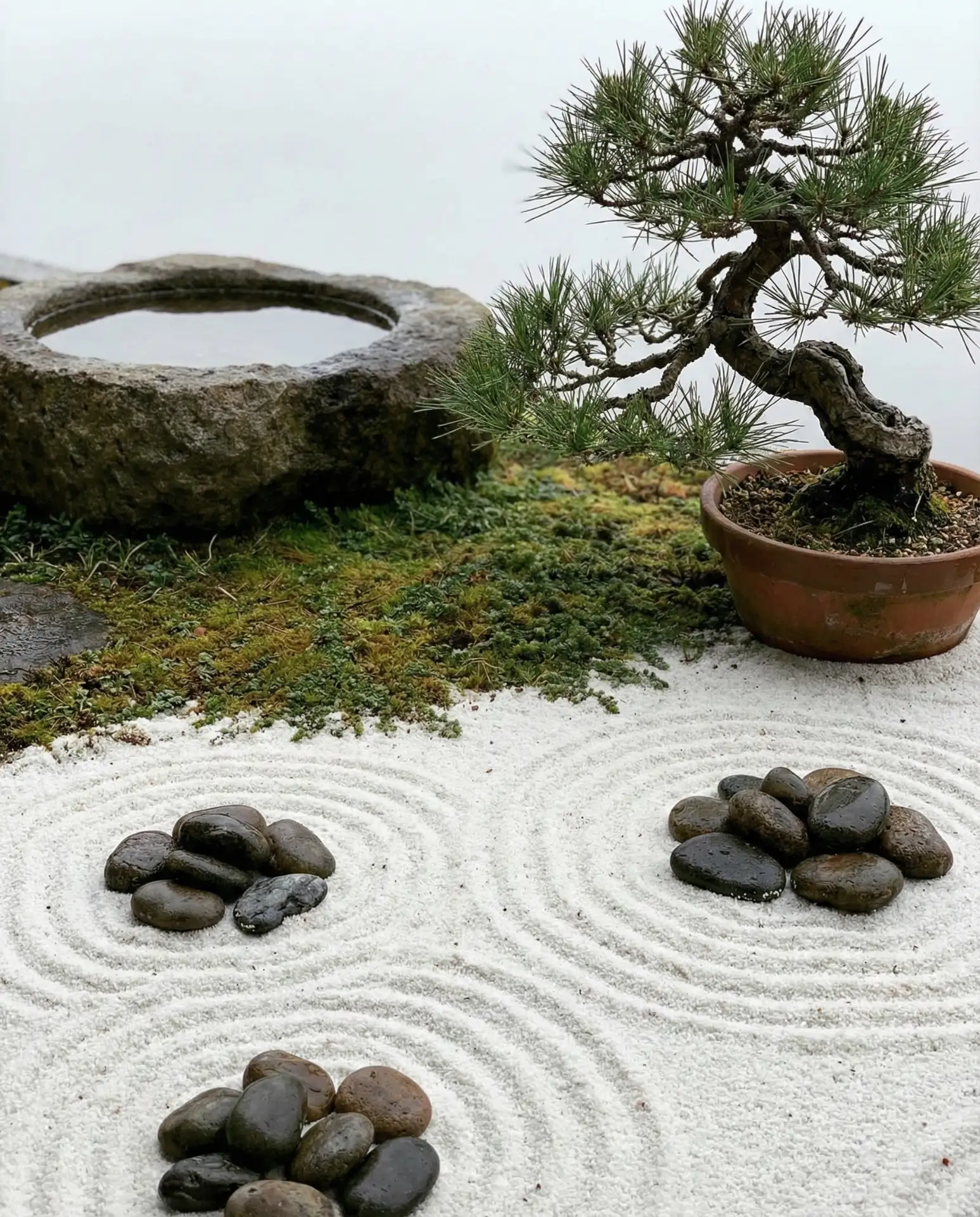 Meditation Garden with Zen Elements 1