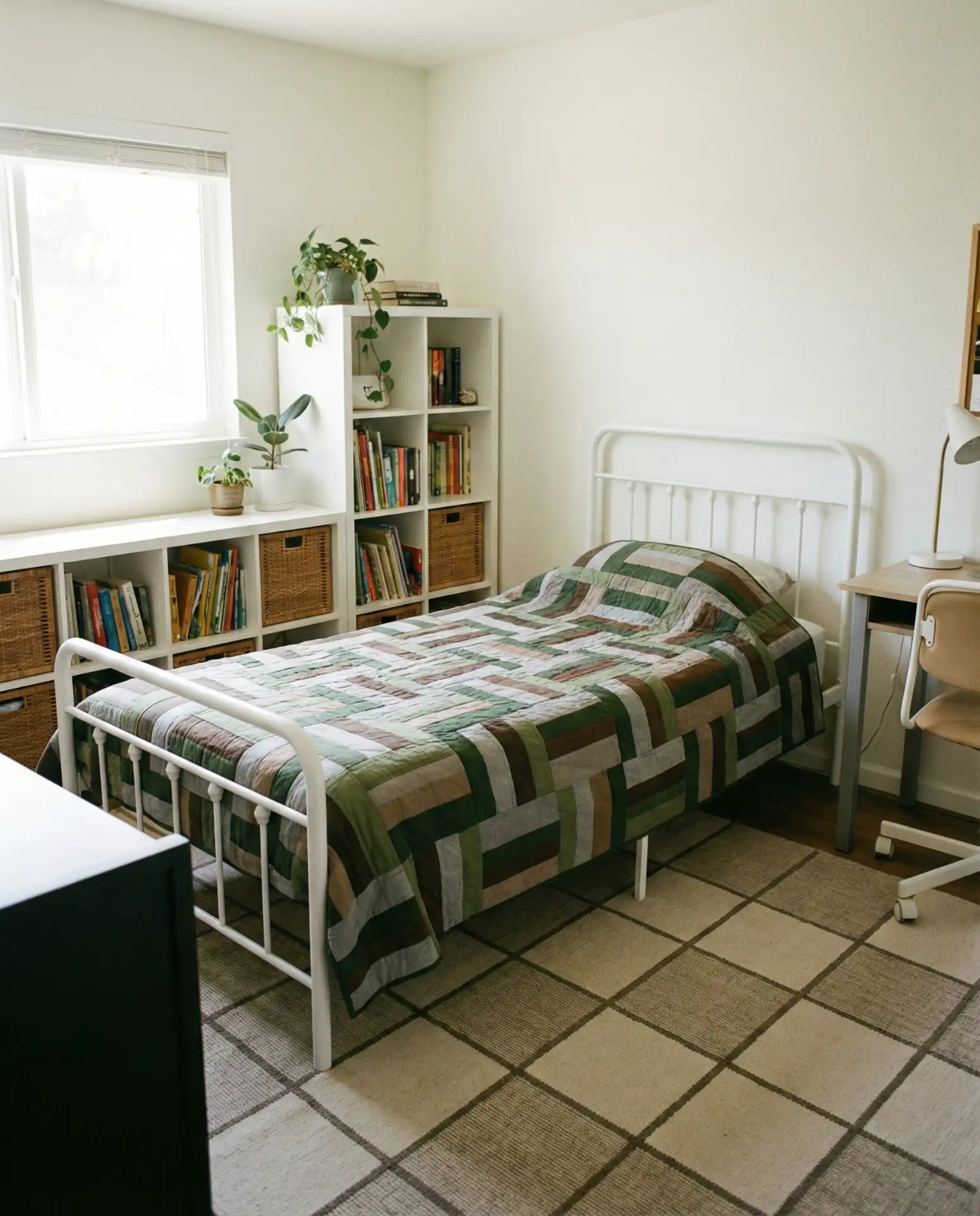 Minecraft-Inspired Geometric Bedding 1