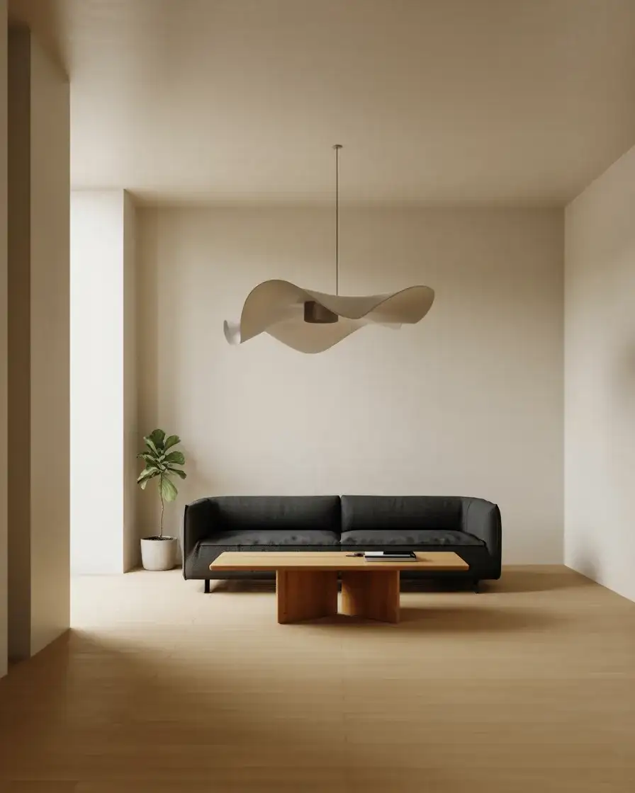 Minimalist Design with Statement Lighting 2