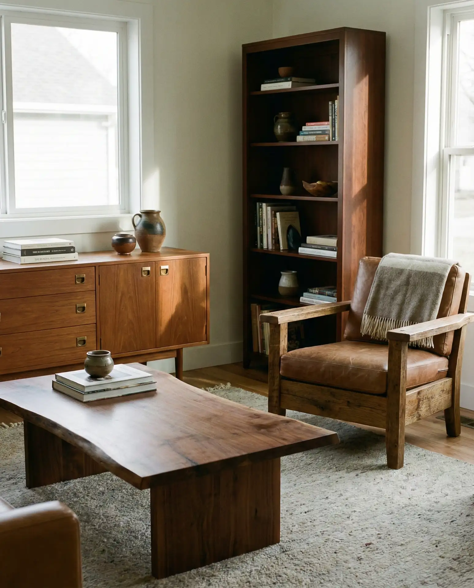 Mixed Wood Tones for Visual Interest 1