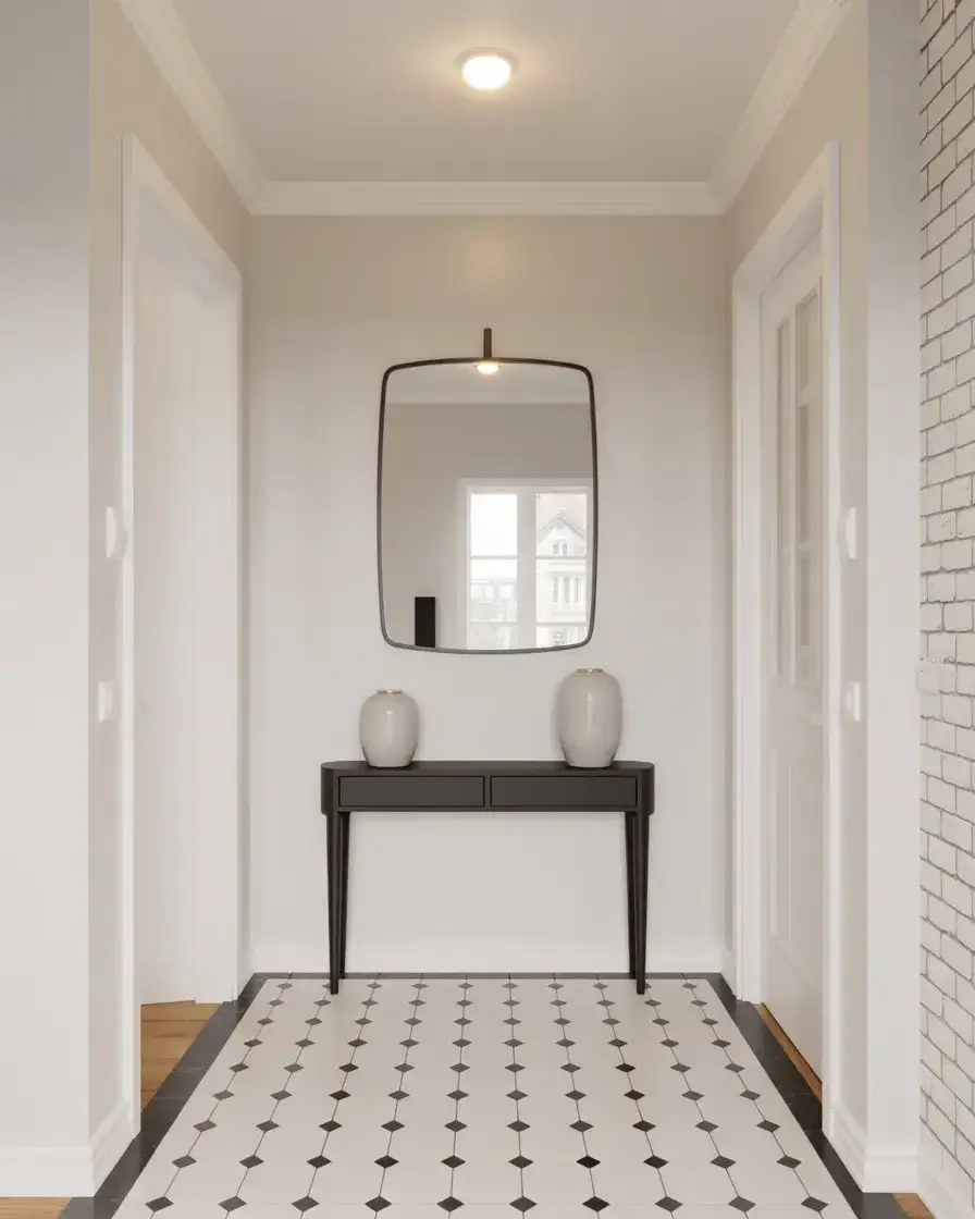 Modern Bloxburg-Style Entryway with Clean Lines 1