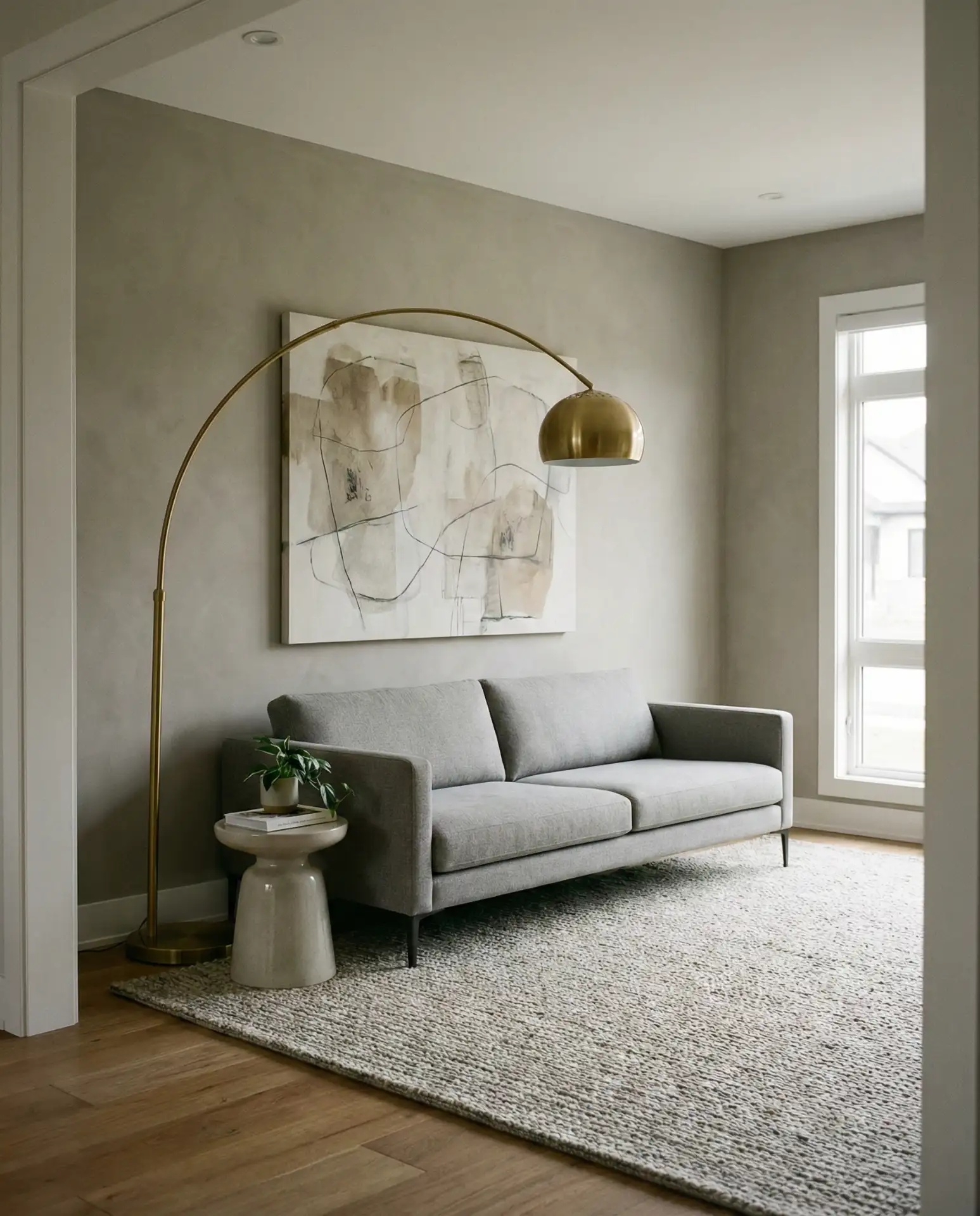 Modern Grey Living Room 2