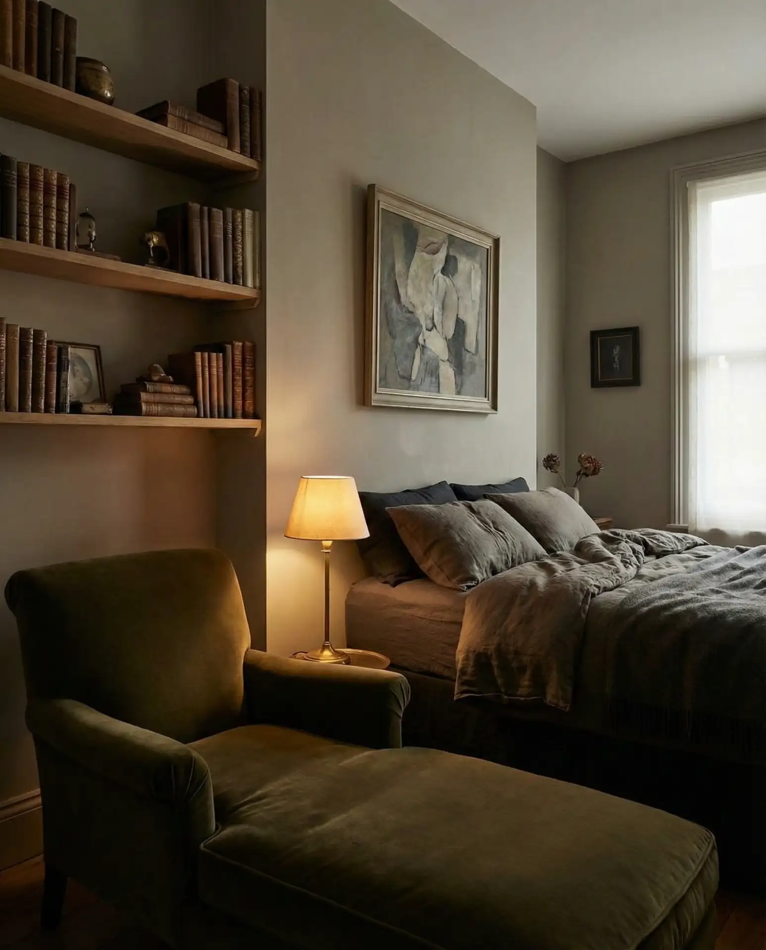 Moody Aesthetic Vintage Bedroom for Adults 1