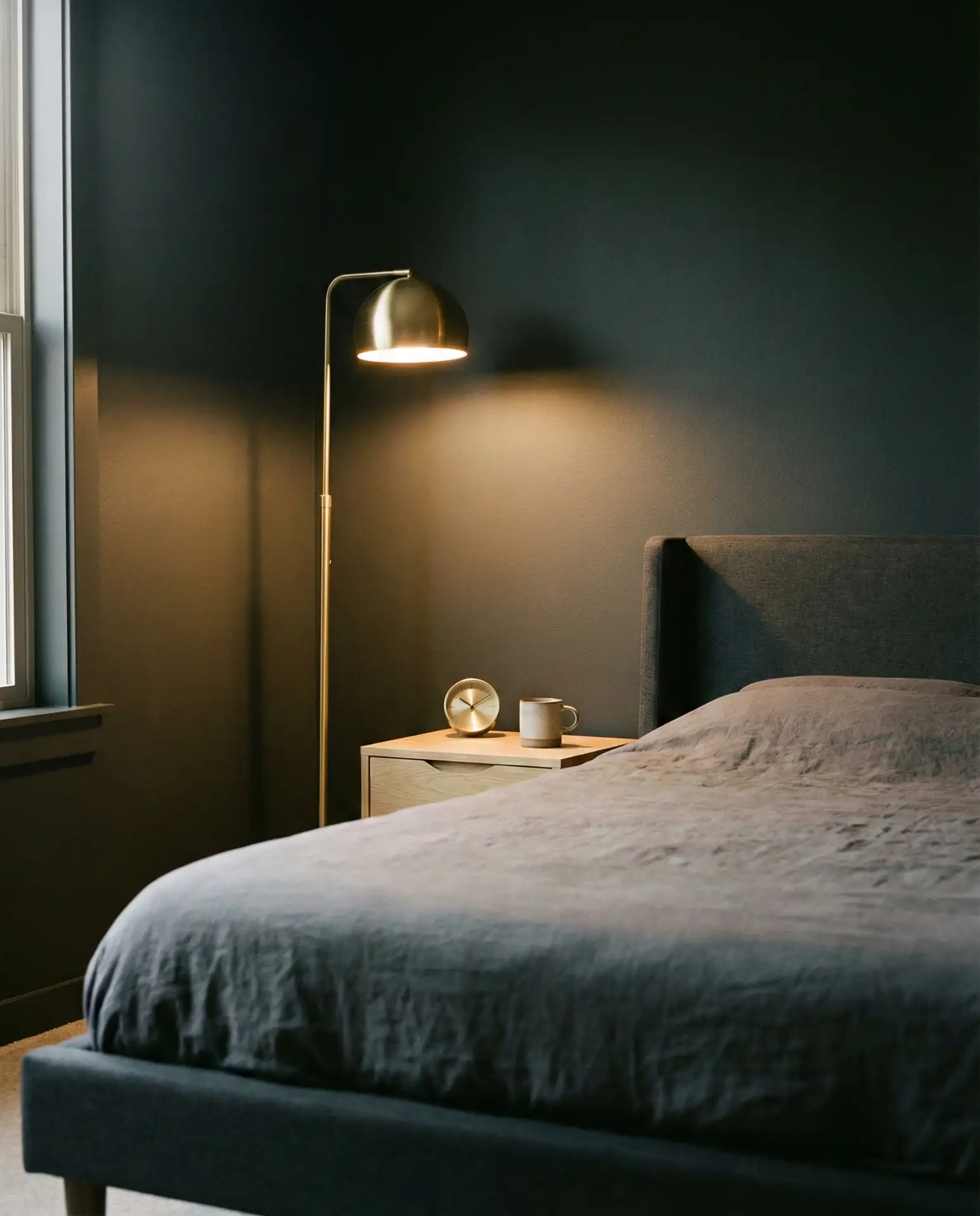 Moody Charcoal with Brass Accents 2