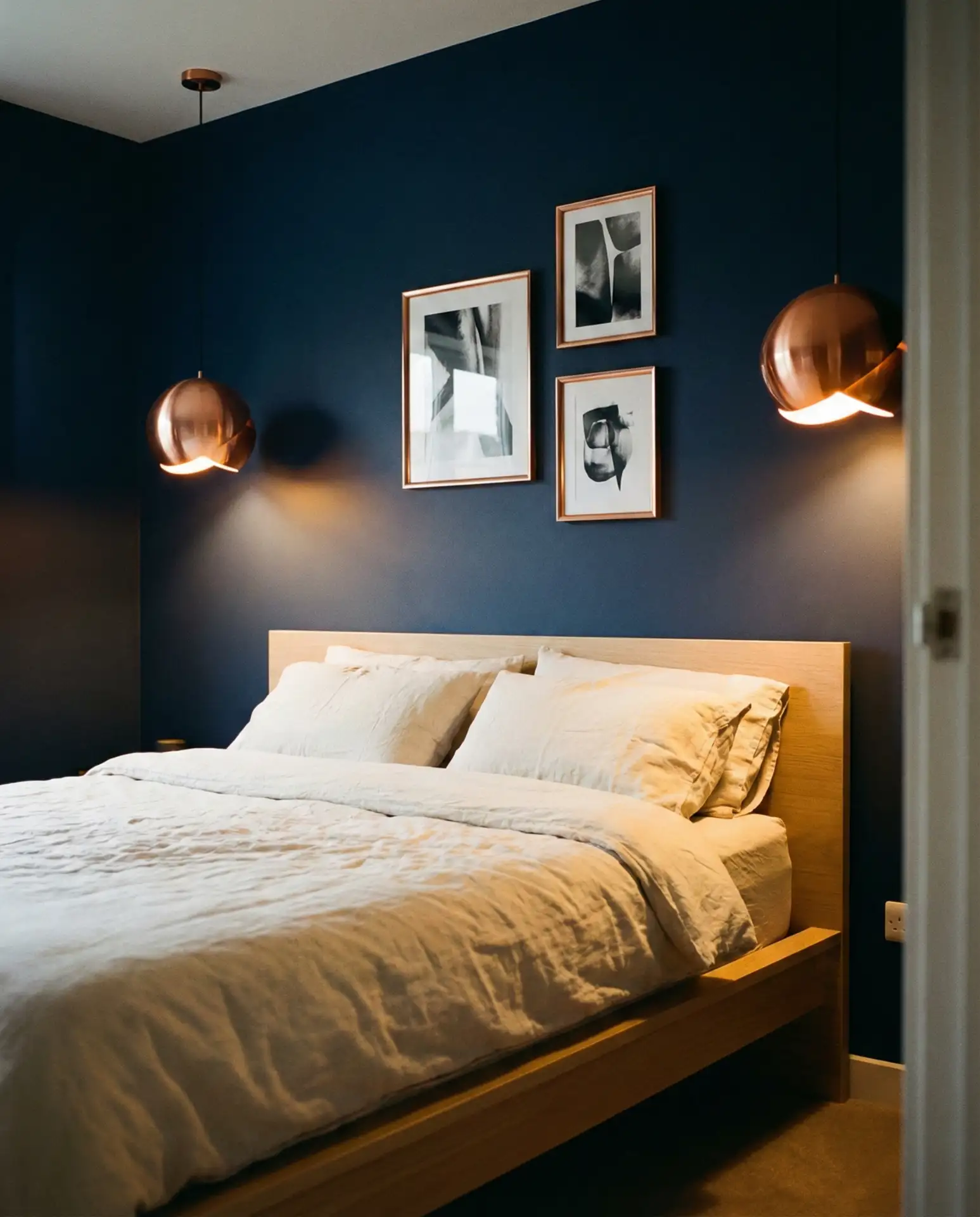 Navy and Copper Modern Elegance 1