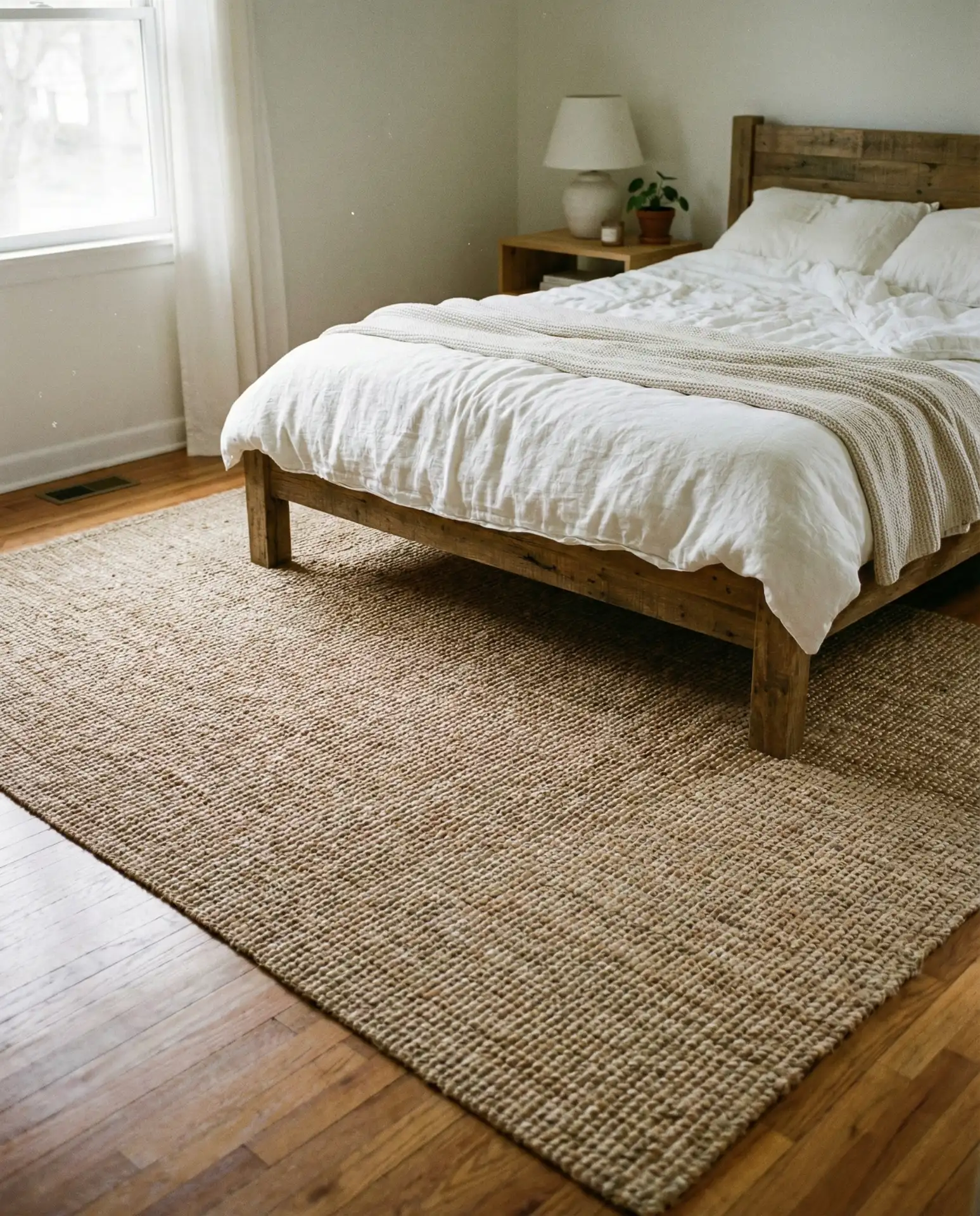 Neutral Jute Rug Layering 1