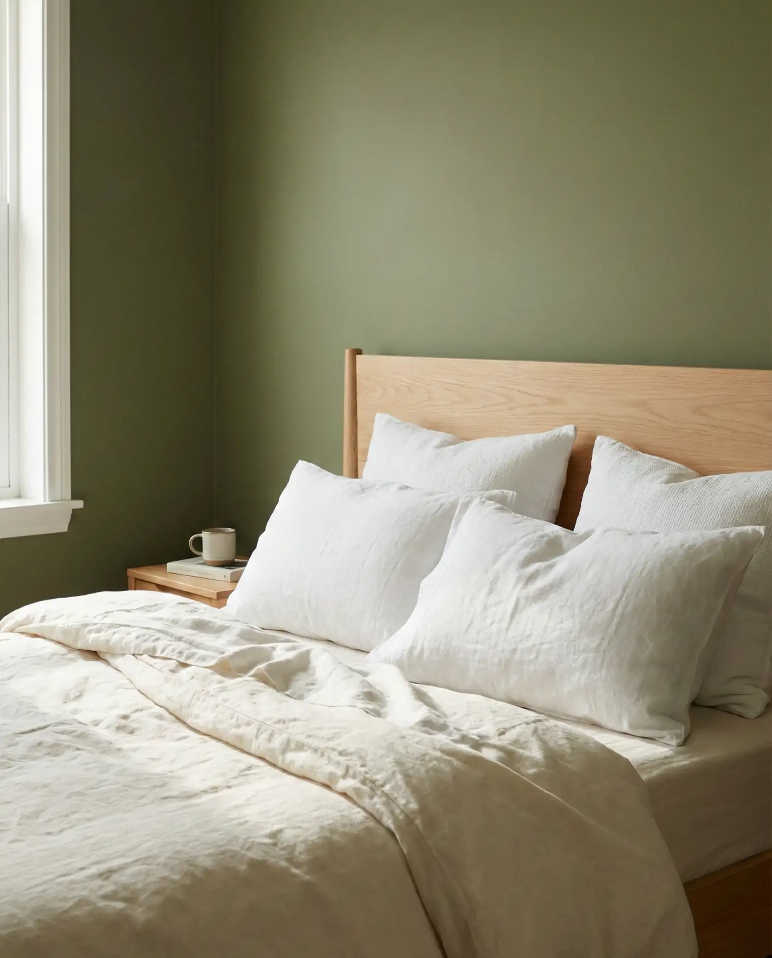 Olive and Cream Guest Bedroom 2