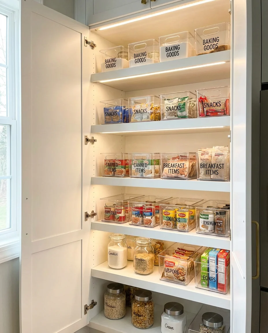 Organize Deep Pantry With Zones 1