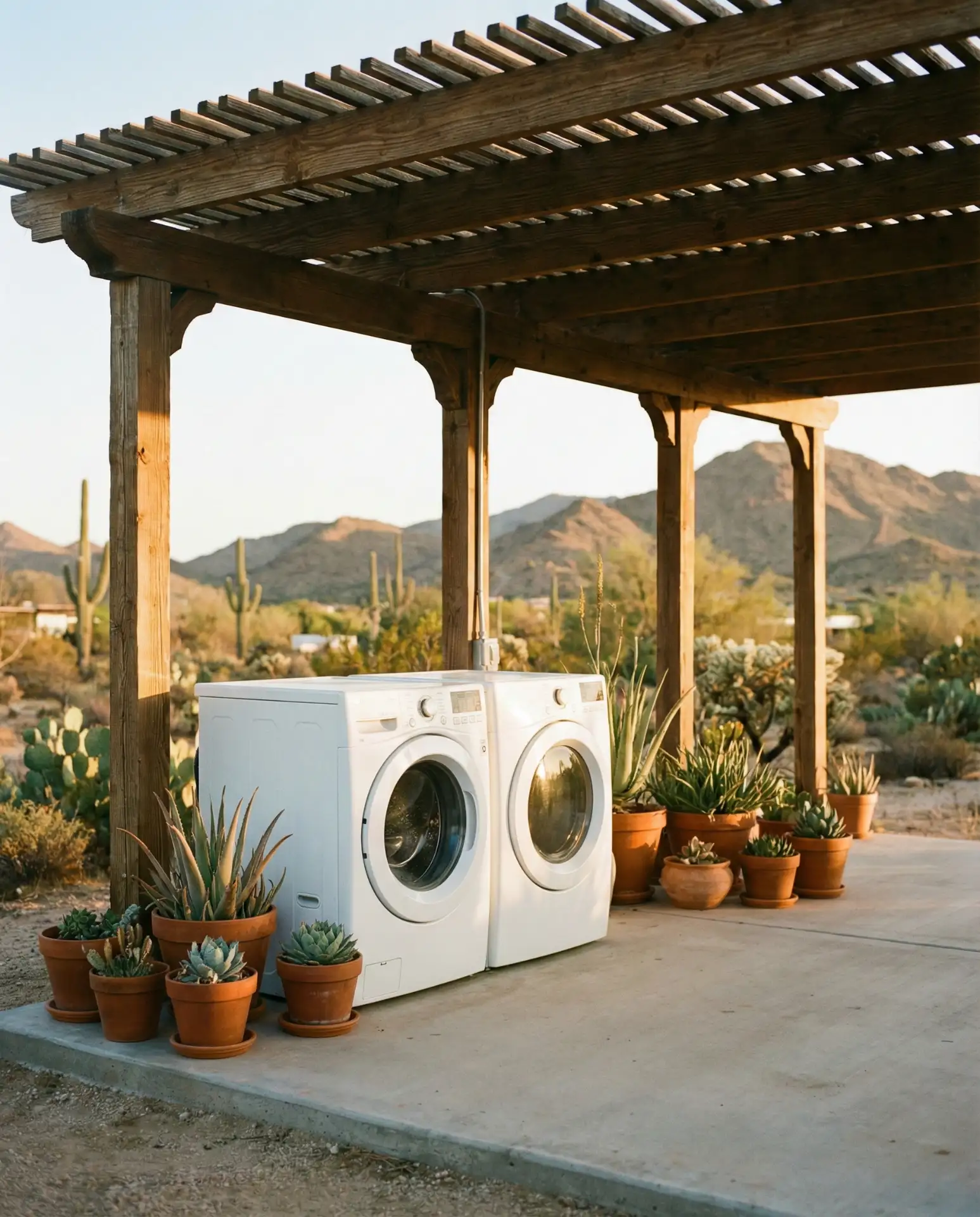 Outdoor Laundry Station for Temperate Climates 1