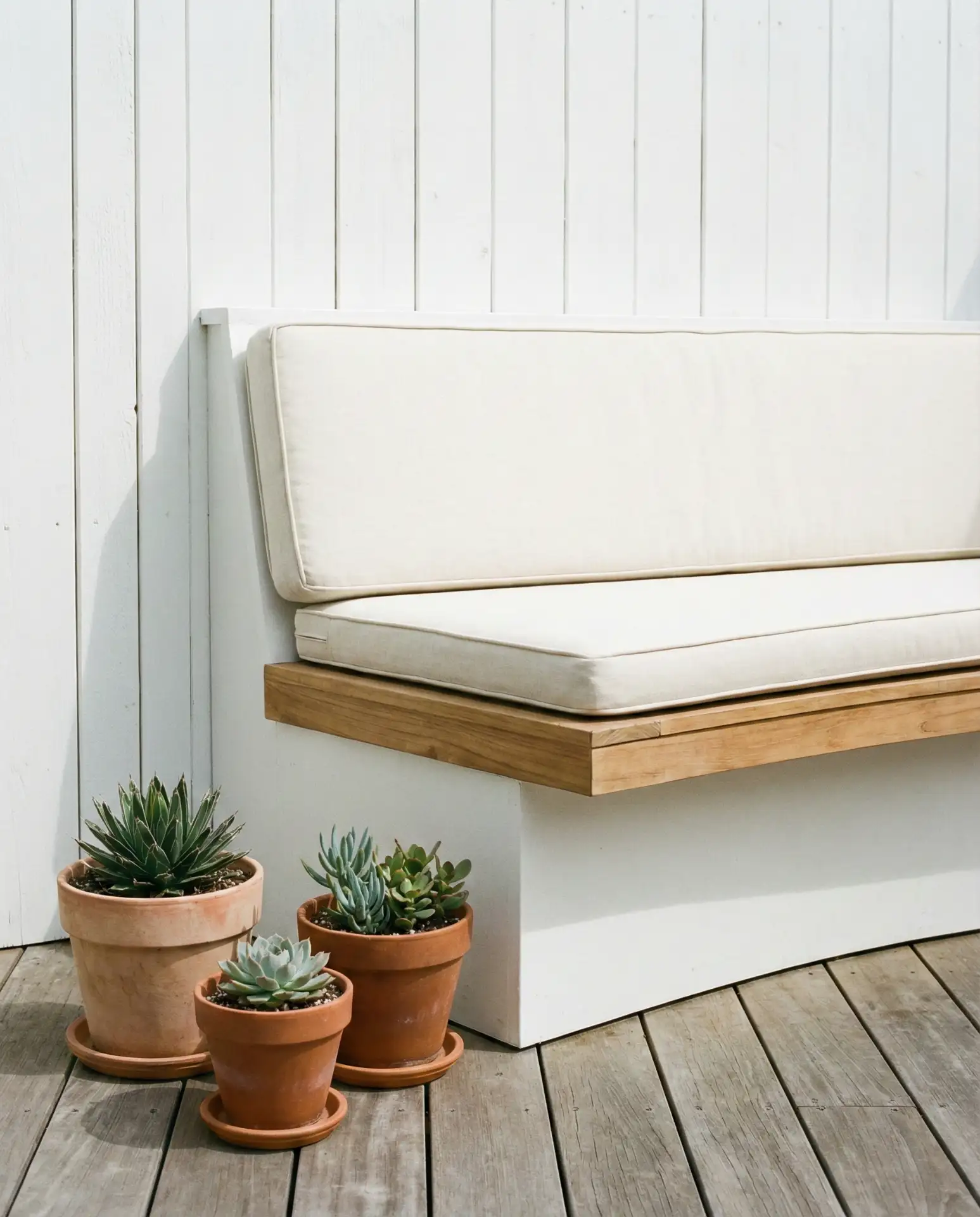 Outdoor Seating Nook with Built-In Bench Storage 1