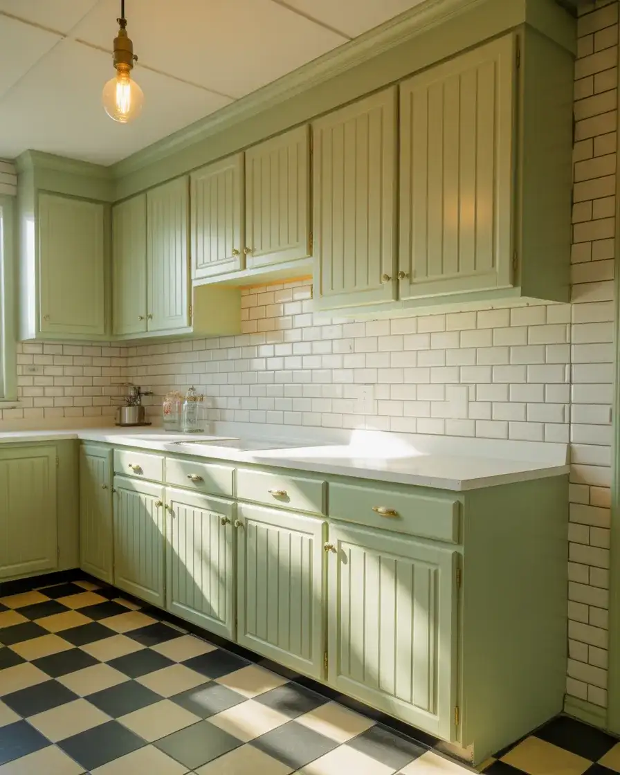 Pale Mint Green for Retro Charm 2