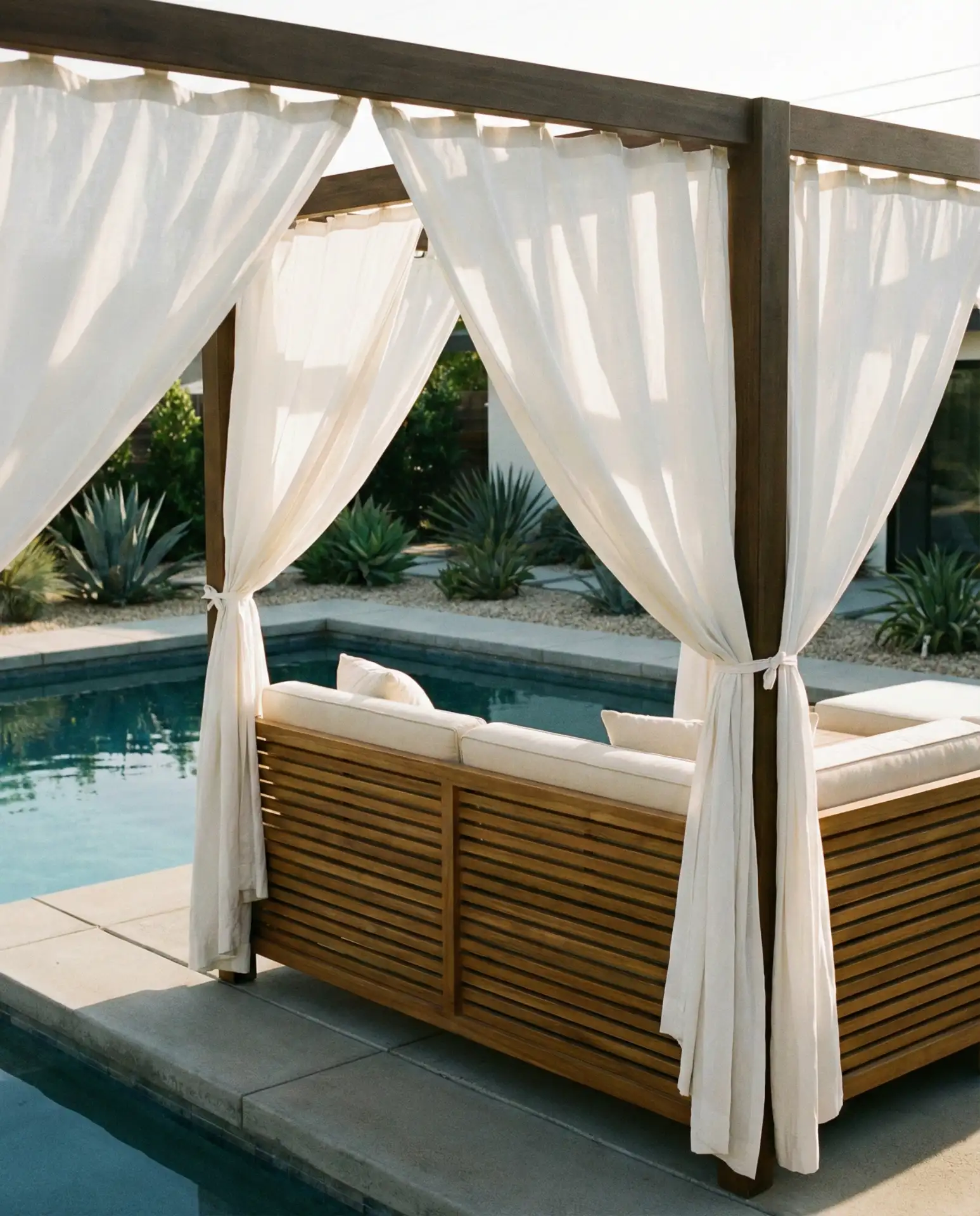 Poolside Lounge with Daybed Cabana 2