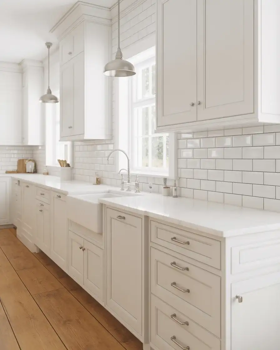 Pure White Shaker for Classic Simplicity 1