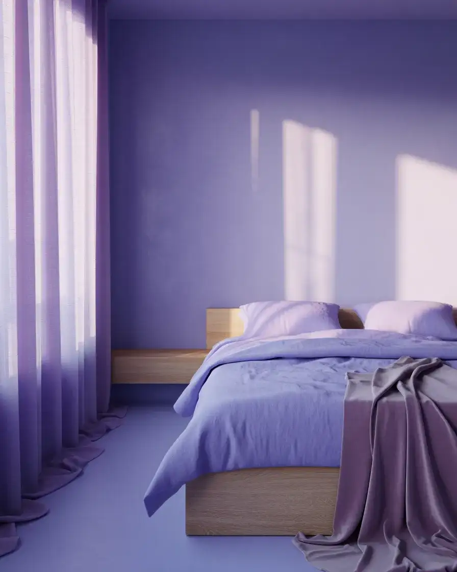 Purple and Blue Dreamy Bedroom Retreat 1
