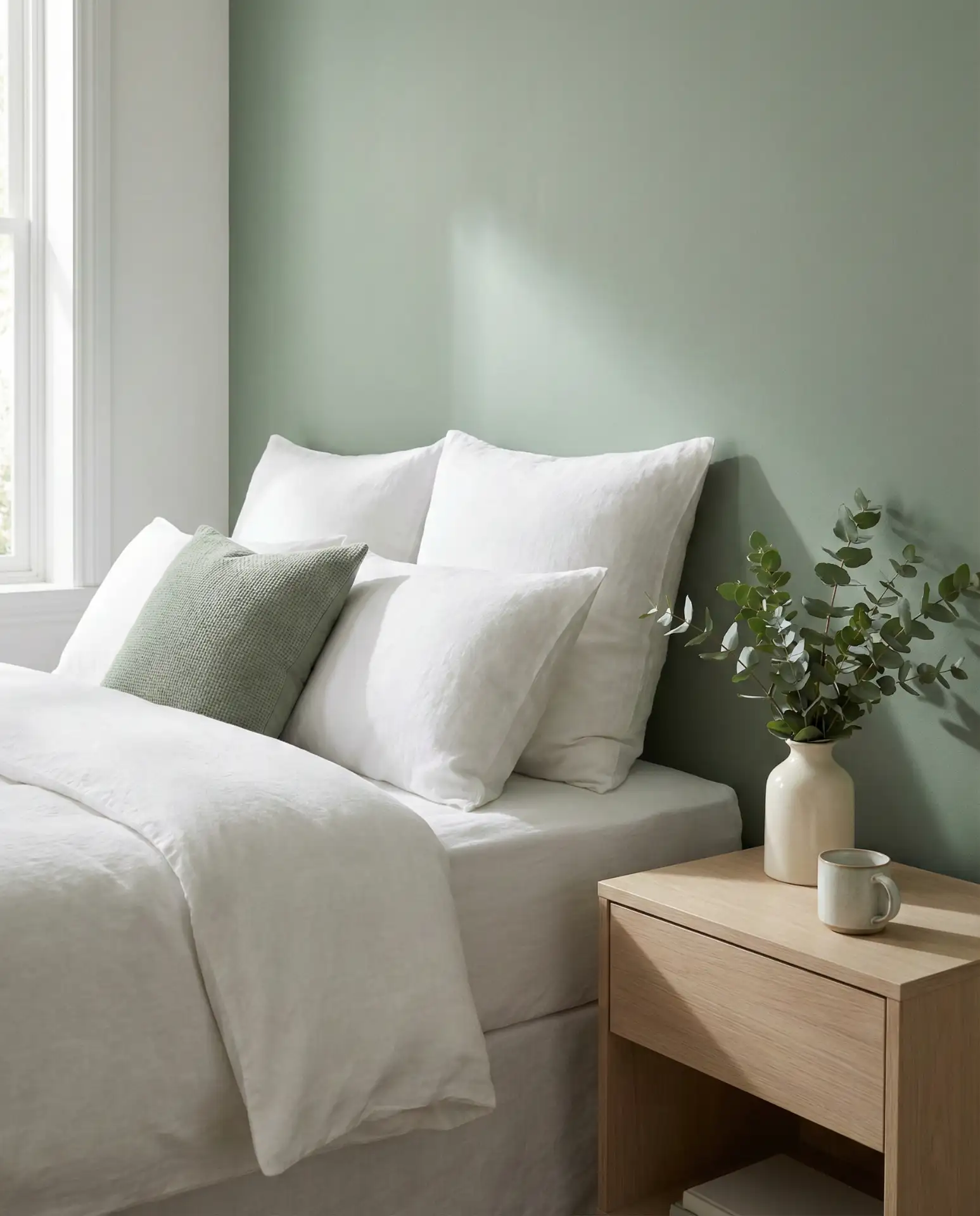 Relaxing Sage and White 1