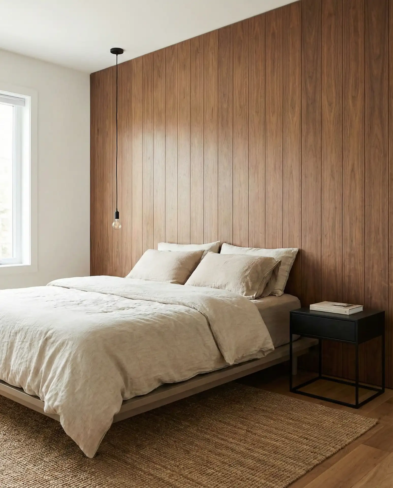 Rich Wood Paneling with Modern Edge 2