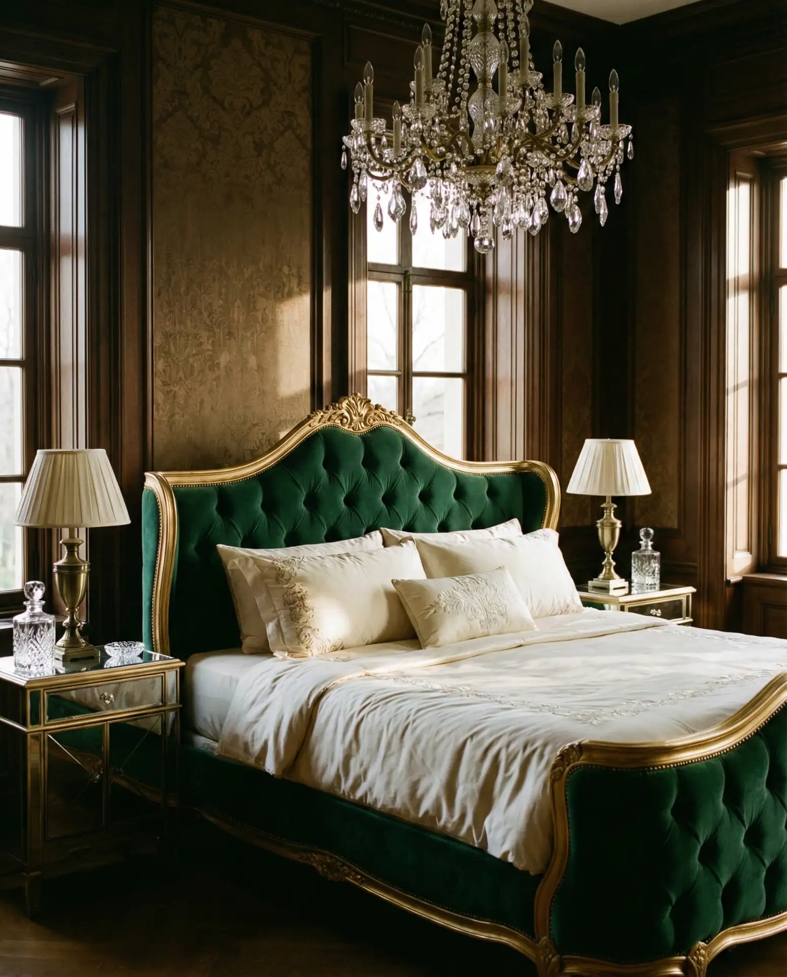 Royal Luxury Velvet Bed 1