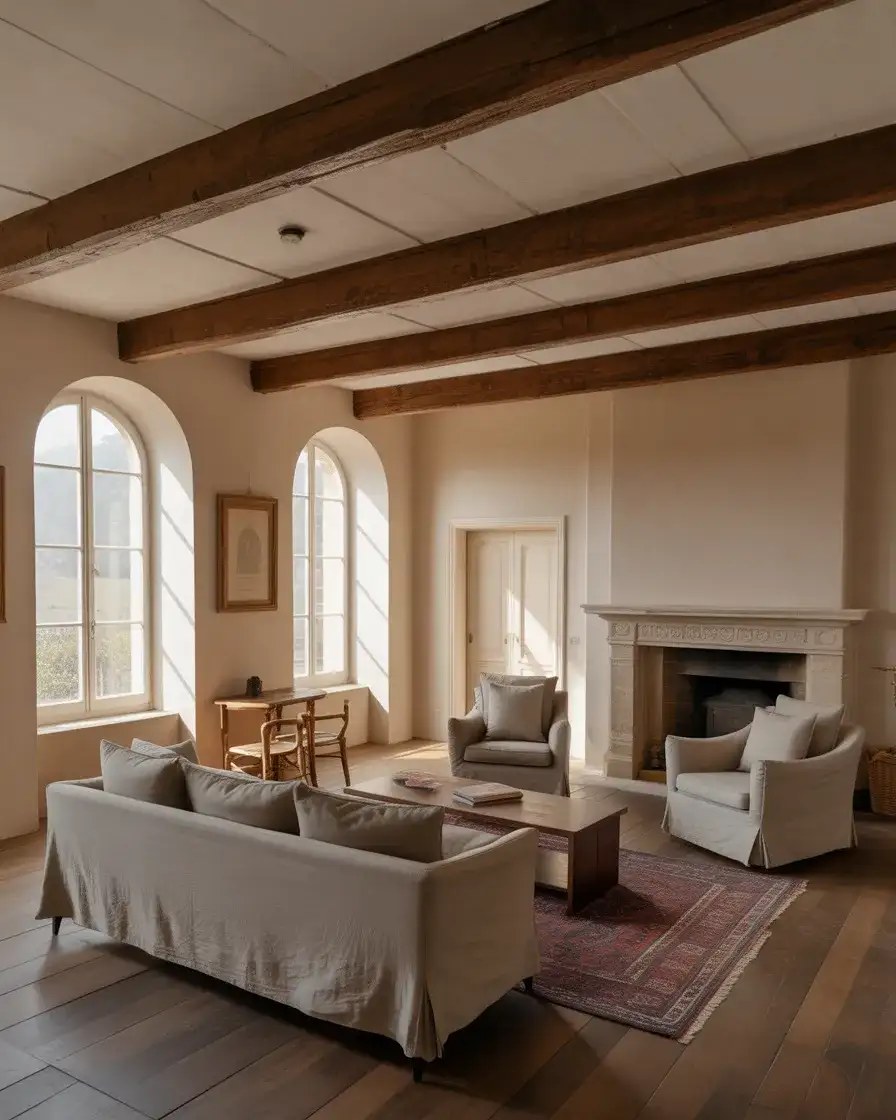 Rustic Beams and Organic Ceiling Texture 2
