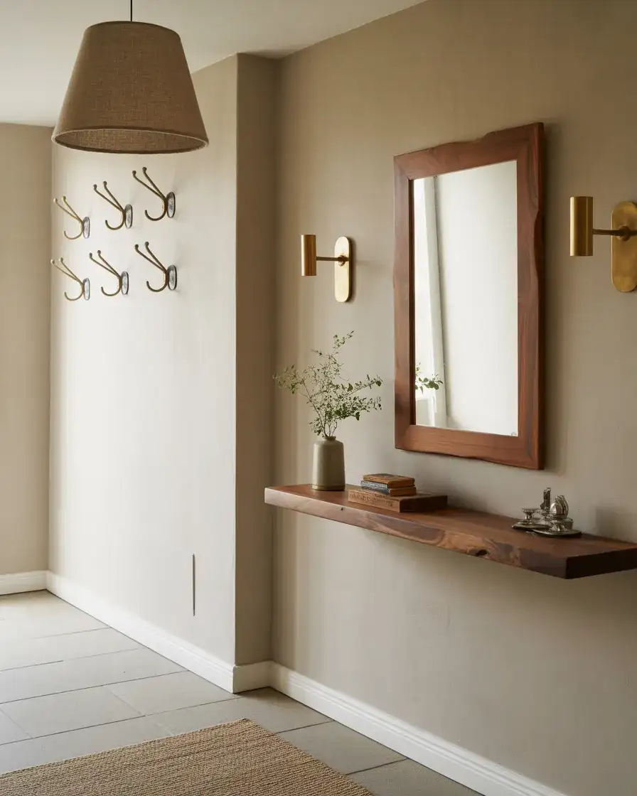 Rustic Elegant Entryway with Mixed Metal Accents 2