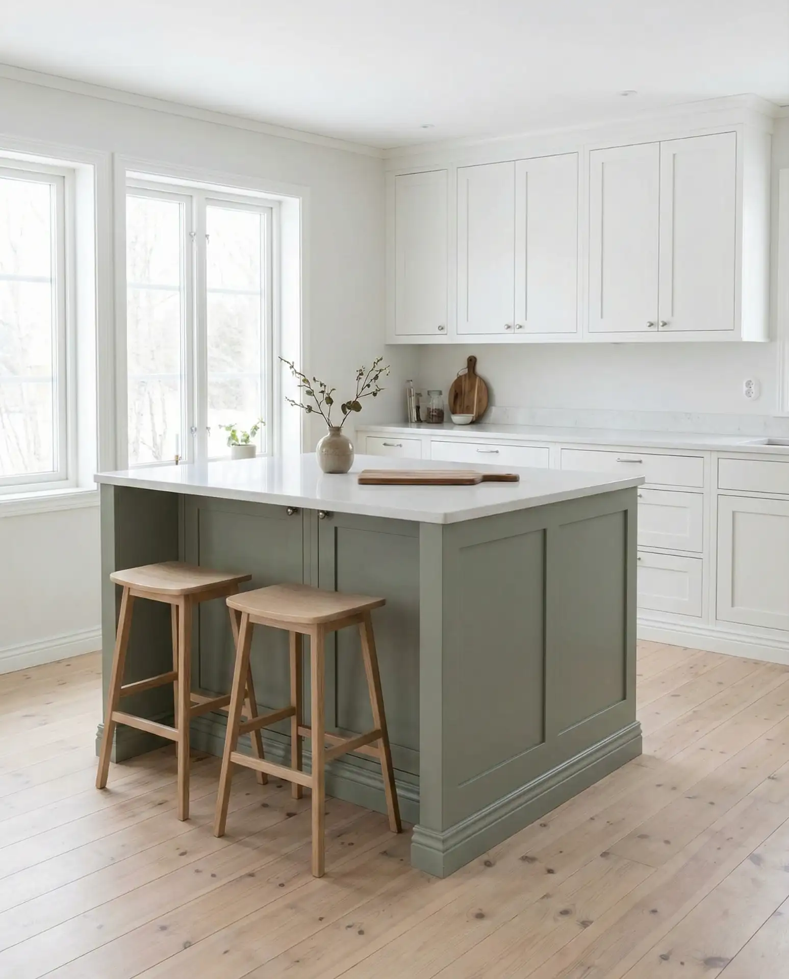 Sage Green and White Colour Scheme 2