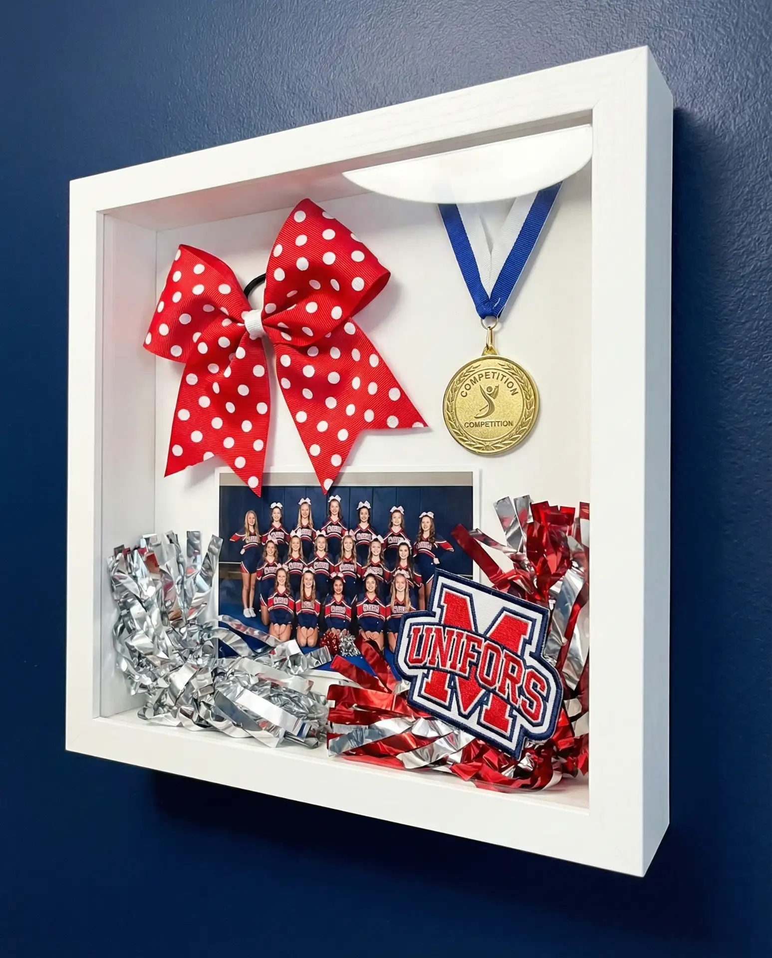 School Spirit Cheer Memorabilia Display 2