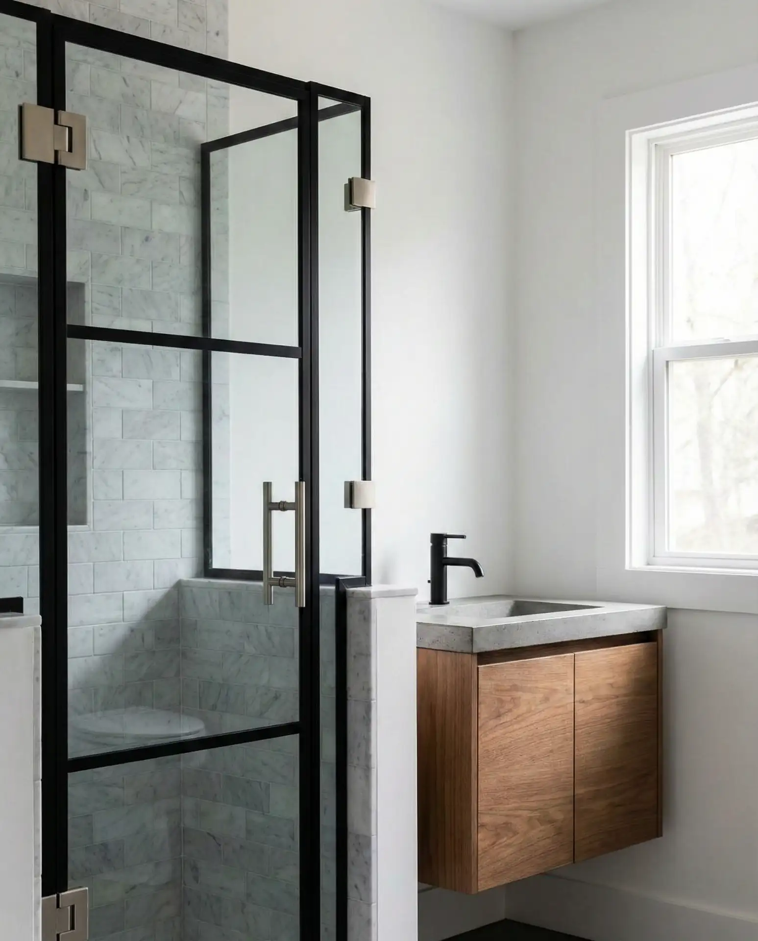 Sleek Black Framed Shower Enclosures 2