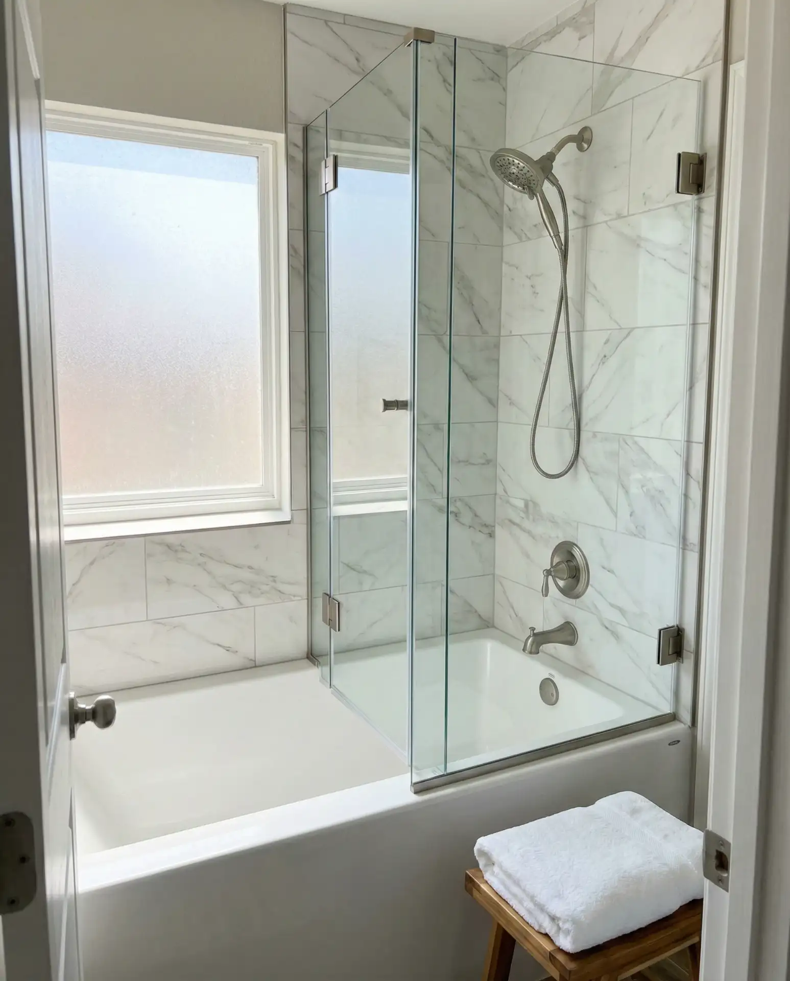 Sleek Modern Tub Shower Combo 2