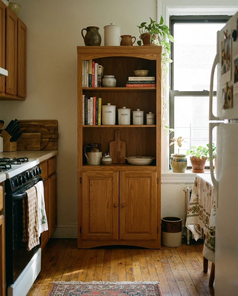 Small Freestanding Pantry for Apartment Kitchens 2