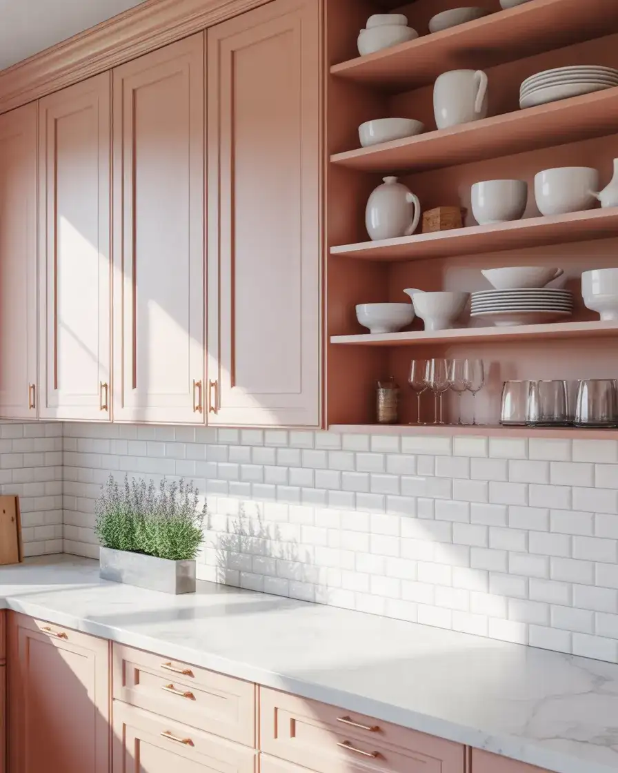 Soft Blush Pink for a Feminine Touch 2