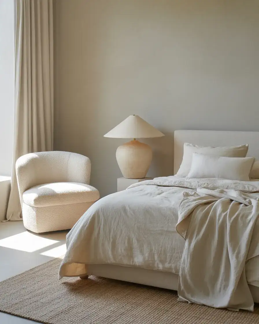Soft Grey and Cream Bedroom for Effortless Calm 1