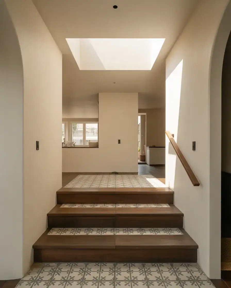Split Level Entryway with Architectural Steps 1