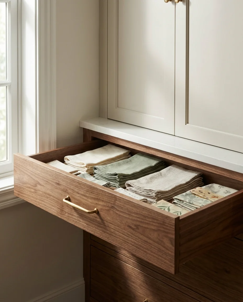 Tall Kitchen Pantry Cabinet With Drawer Bank 2