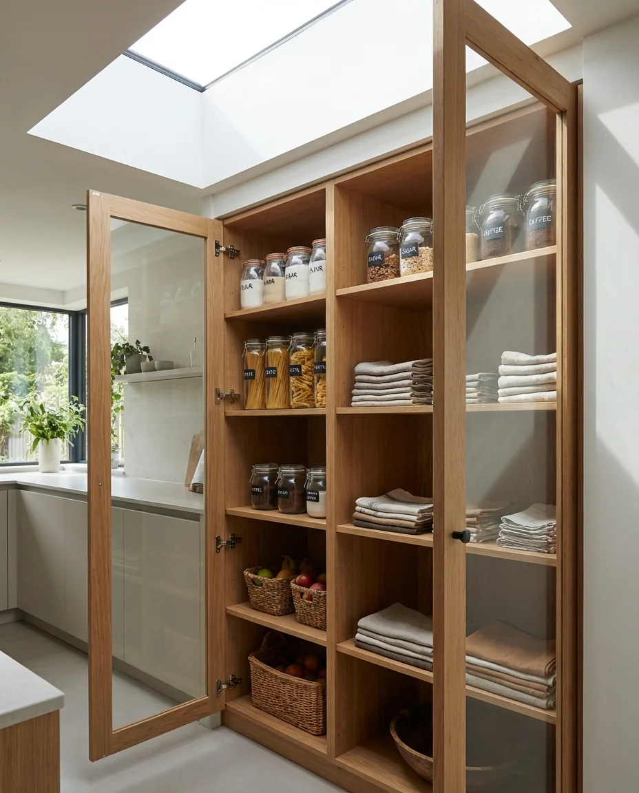 Tall Pantry Cabinet With Glass Doors 2