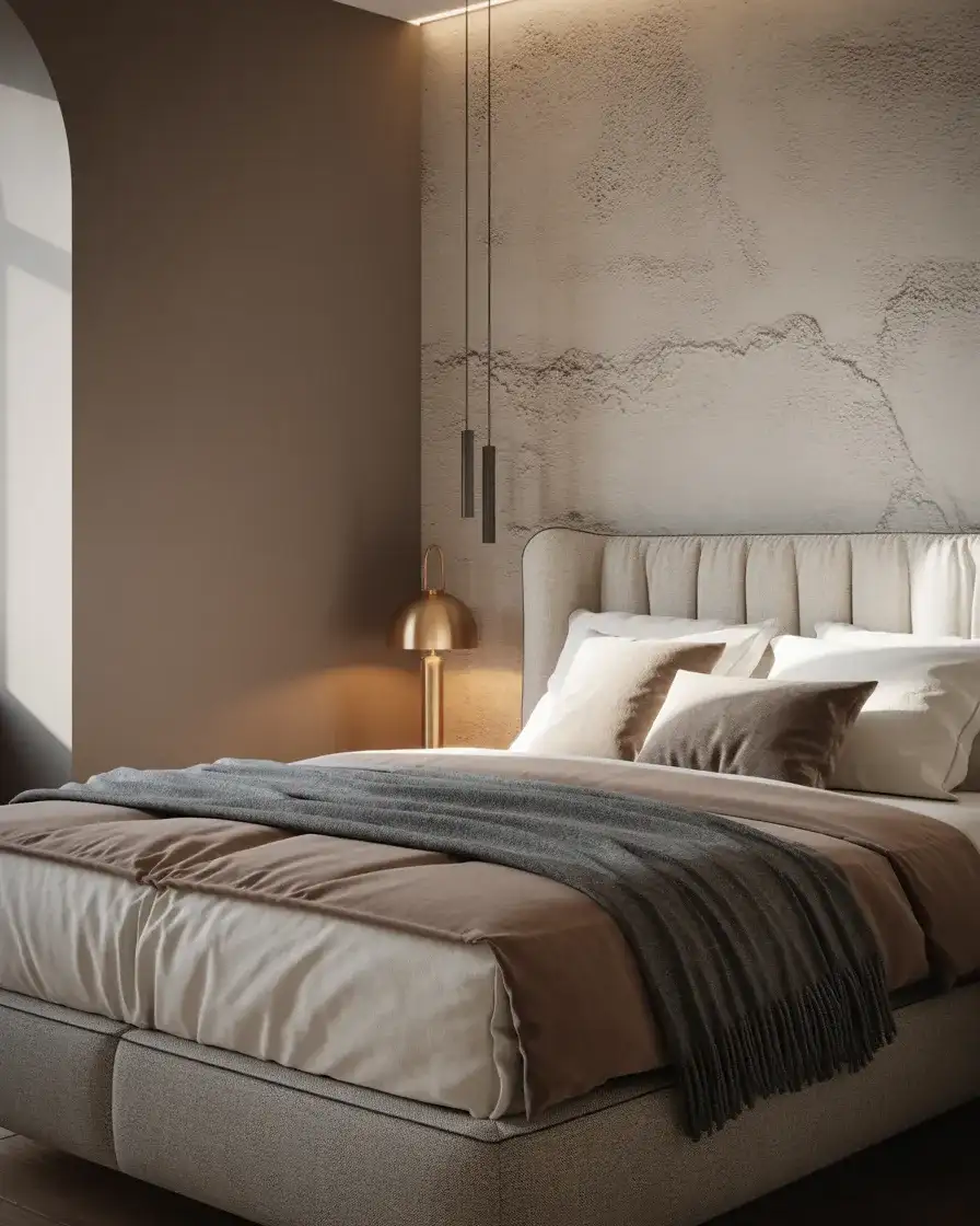 Taupe and Grey Bedroom with Understated Luxury 2