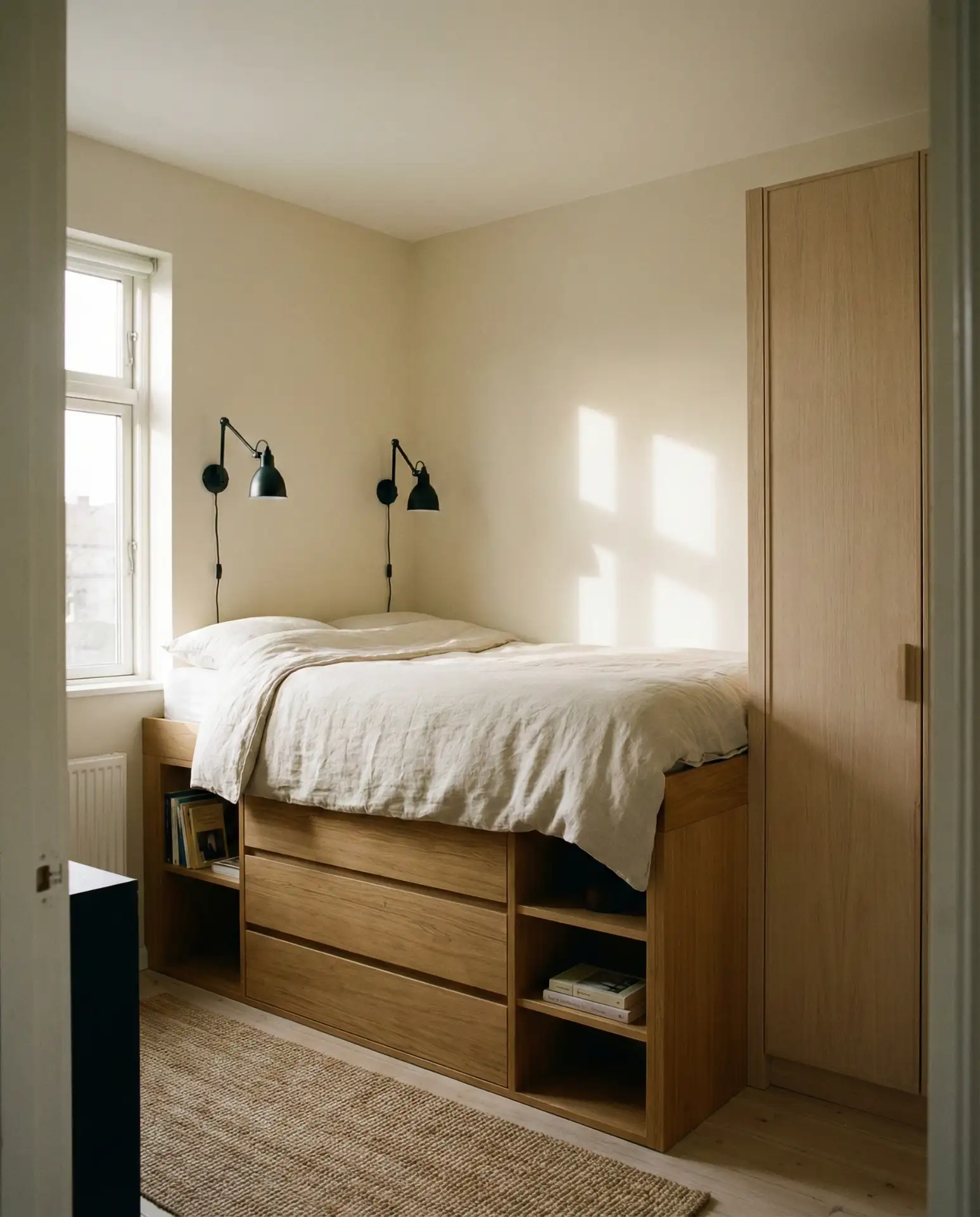 Tiny Bedroom with Smart Storage 2